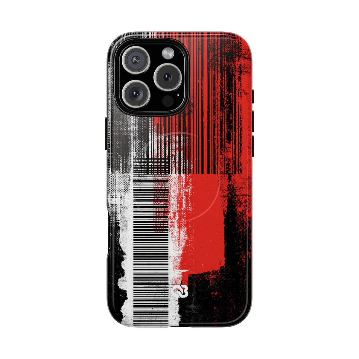 Distorted Barcode · Tough 2.0 Magnetic Phone Case for iPhone · Black