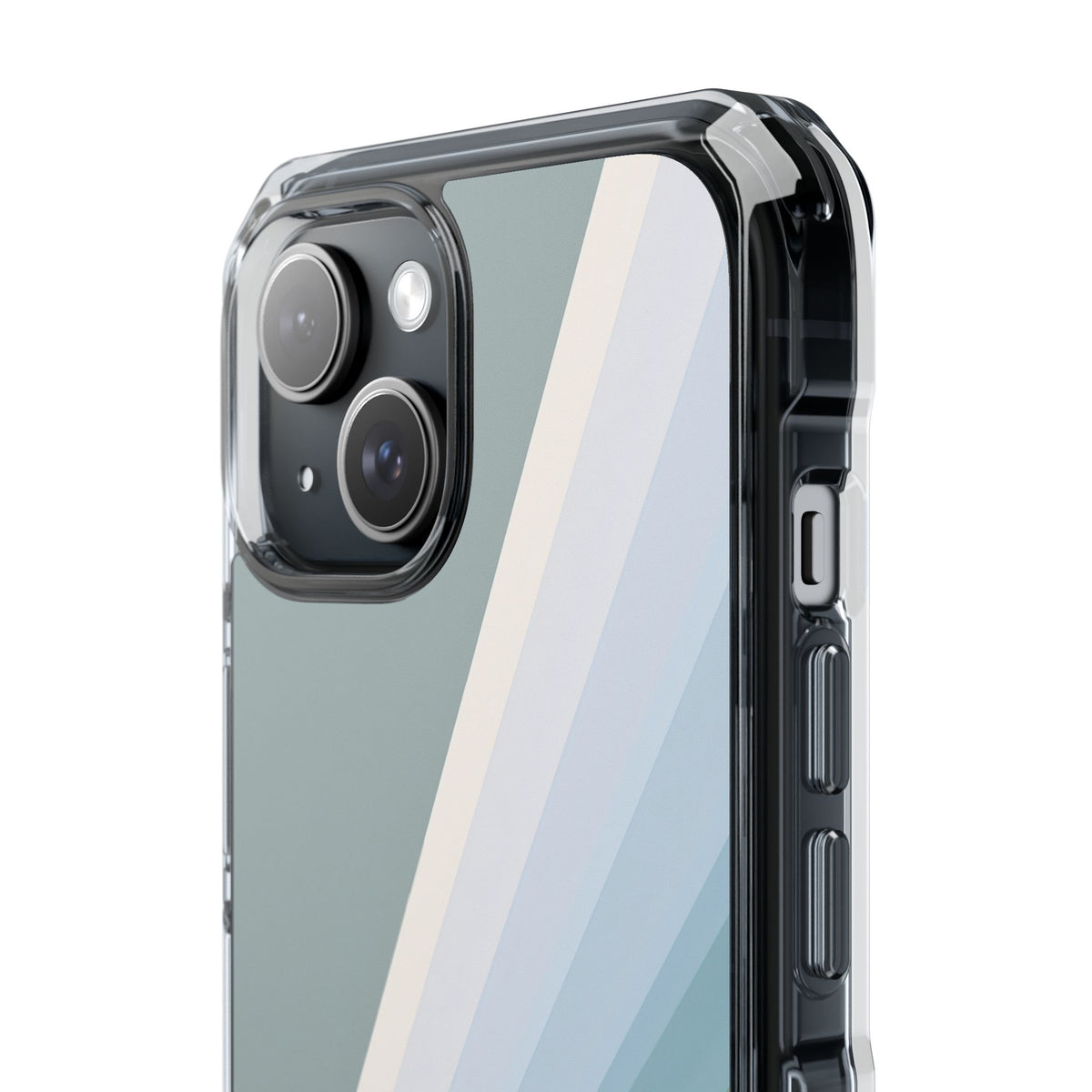 Green Impact MagSafe Phone Case for iPhone - Sage Prism Beam