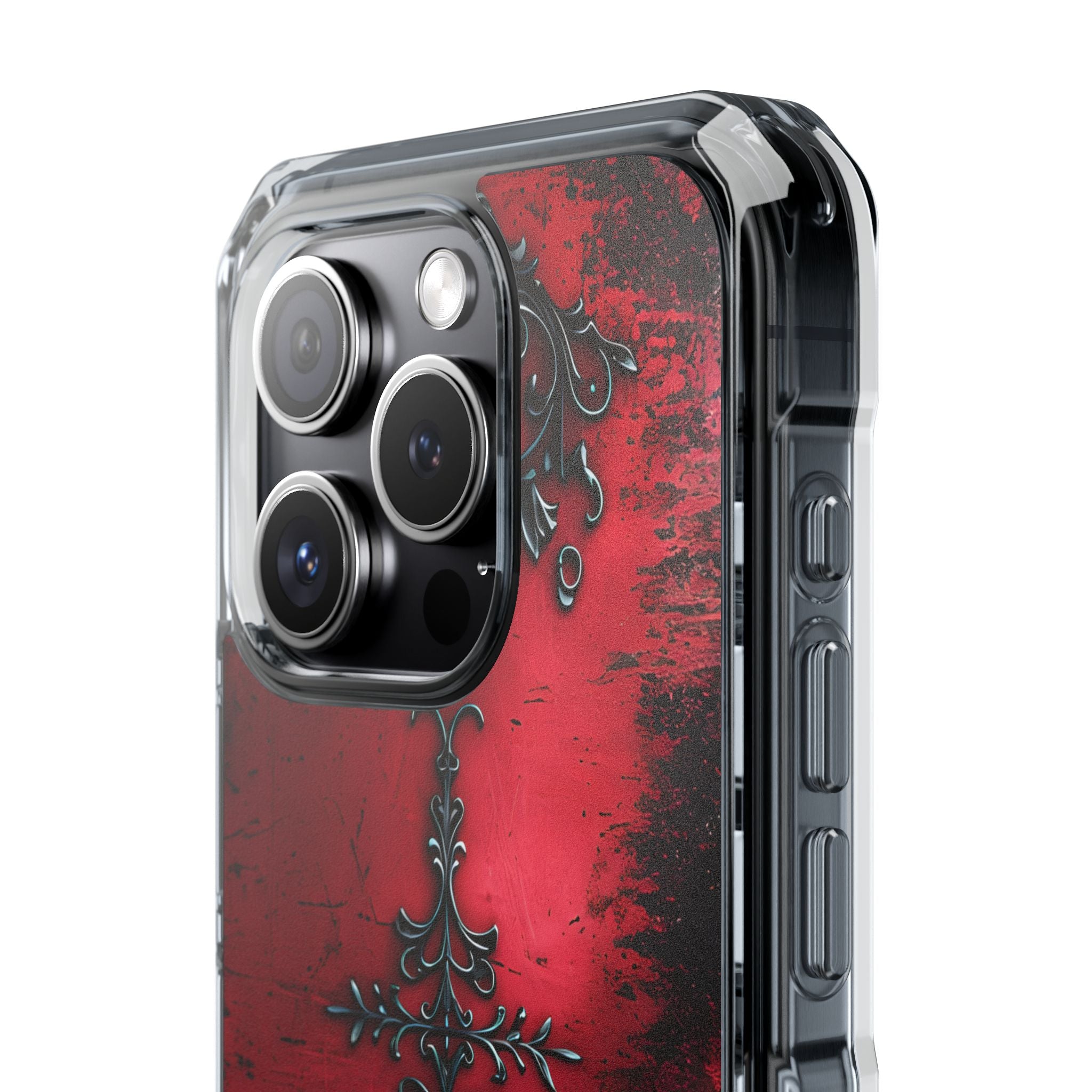 Crimson Gothic Filigree · Impact Phone Case for iPhone · Magsafe