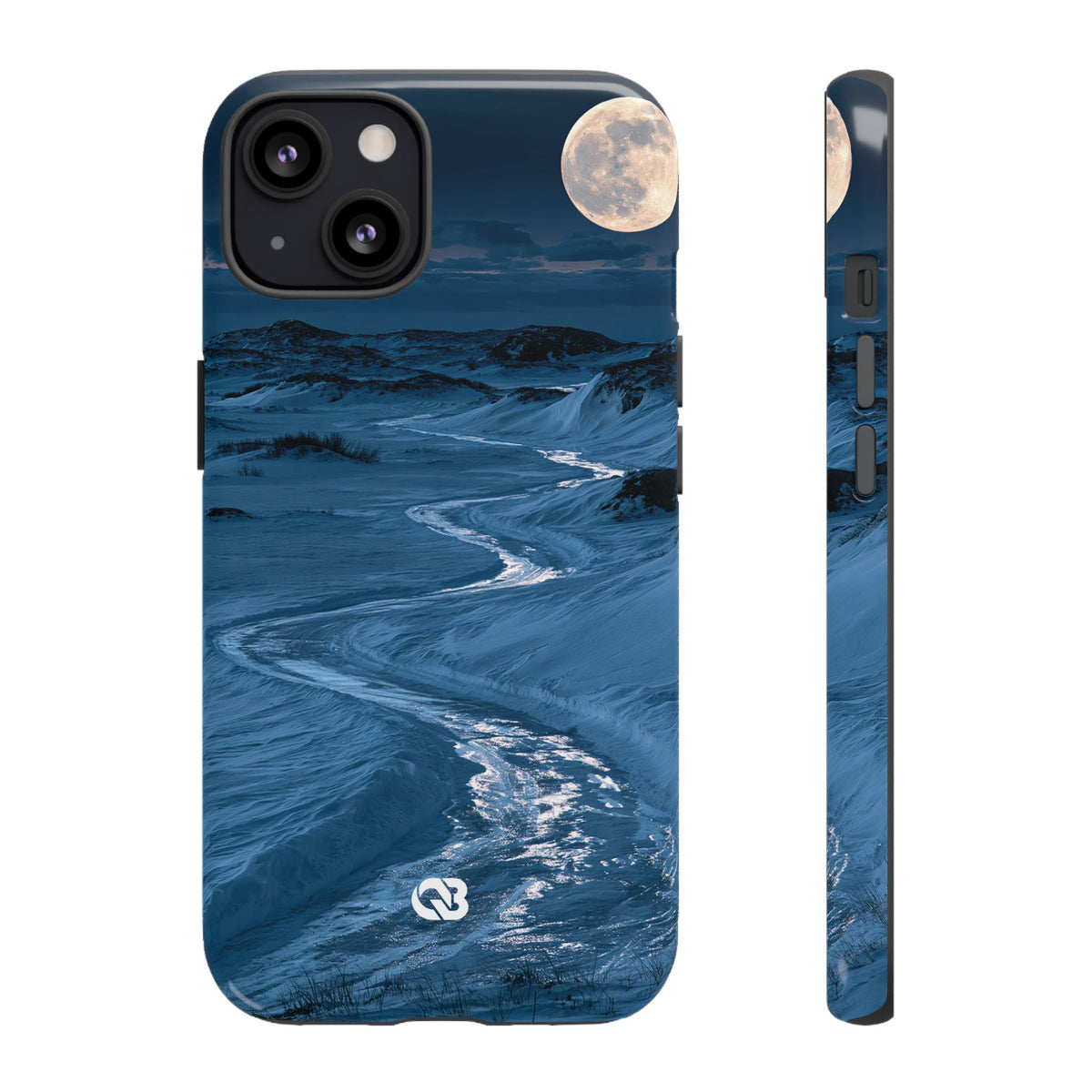 Arctic Moon Drift · Tough Phone Case for iPhone · Blue