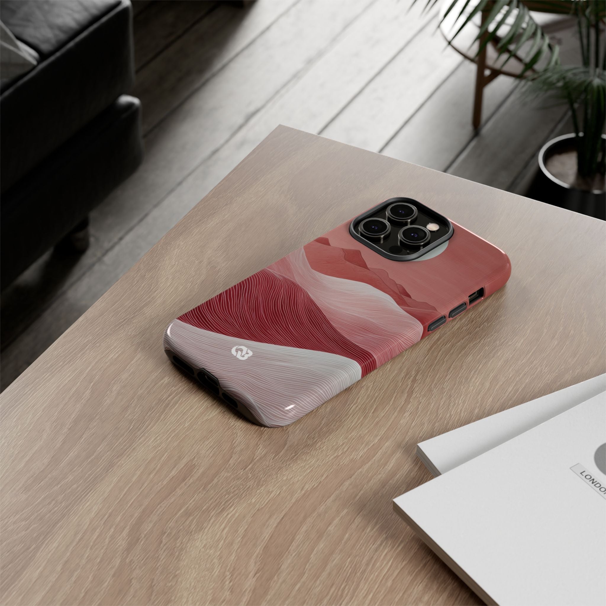 Crimson Dune Horizon · Tough Phone Case for iPhone