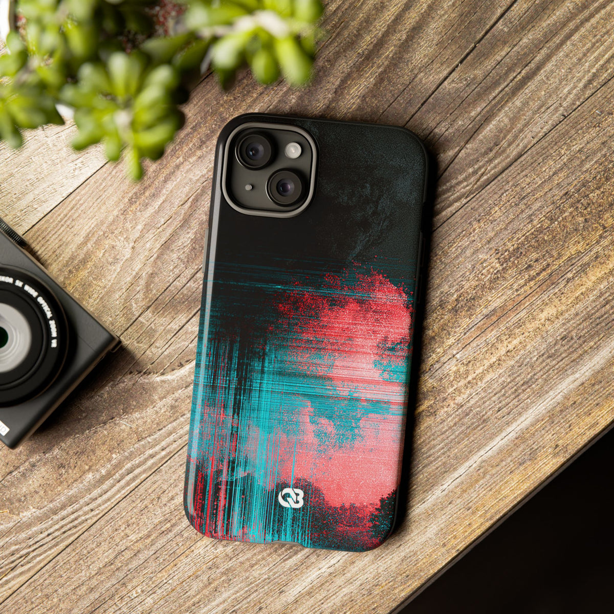 Digital Signal Drift · Tough Phone Case for iPhone · Black