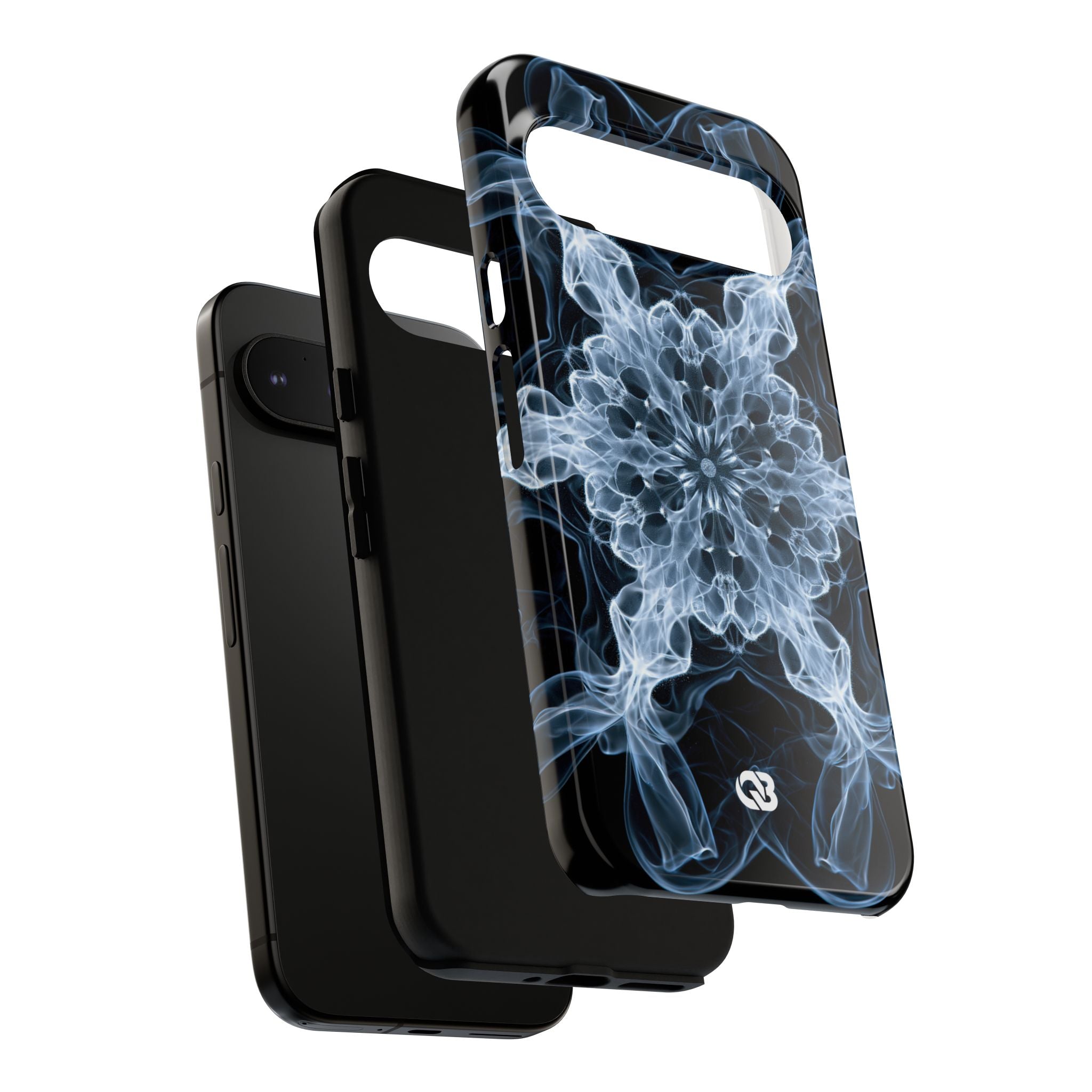 Blue Tough Phone Case for Google Pixel - Glacial Smoke Crown