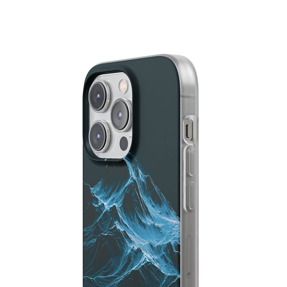 Nordic Frost Peak · Lite Phone Case for iPhone · Blue