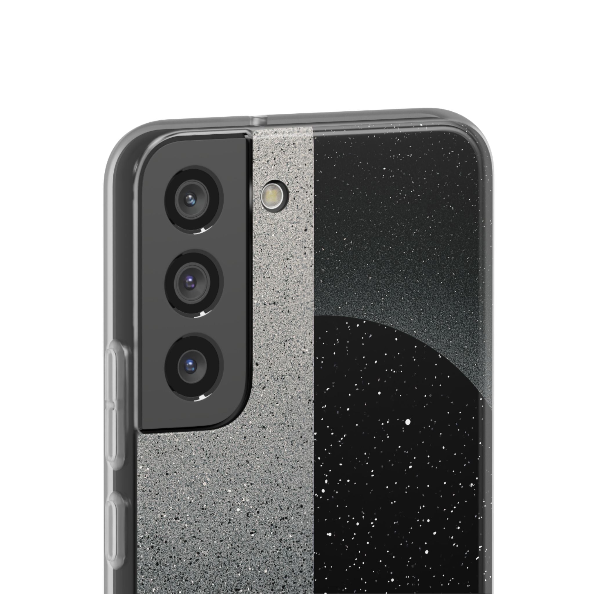 Black Lite Phone Case for Samsung - Lunar Static Orbit