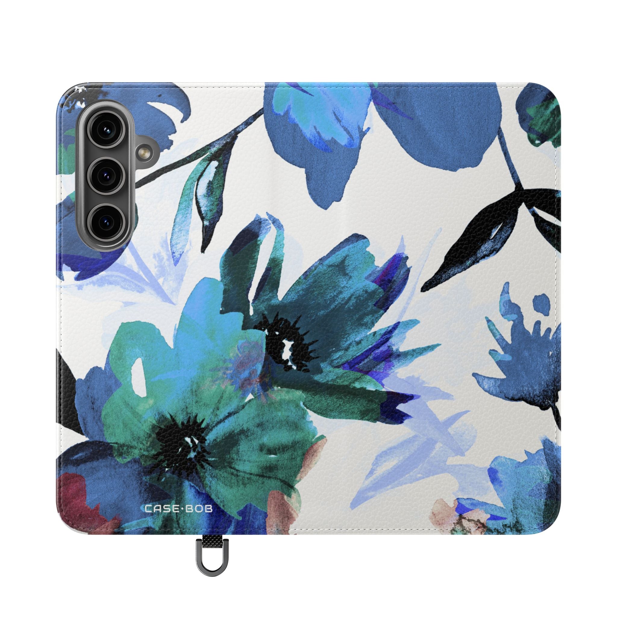 Blue Bloom - Samsung S24 Plus Case - Wallet