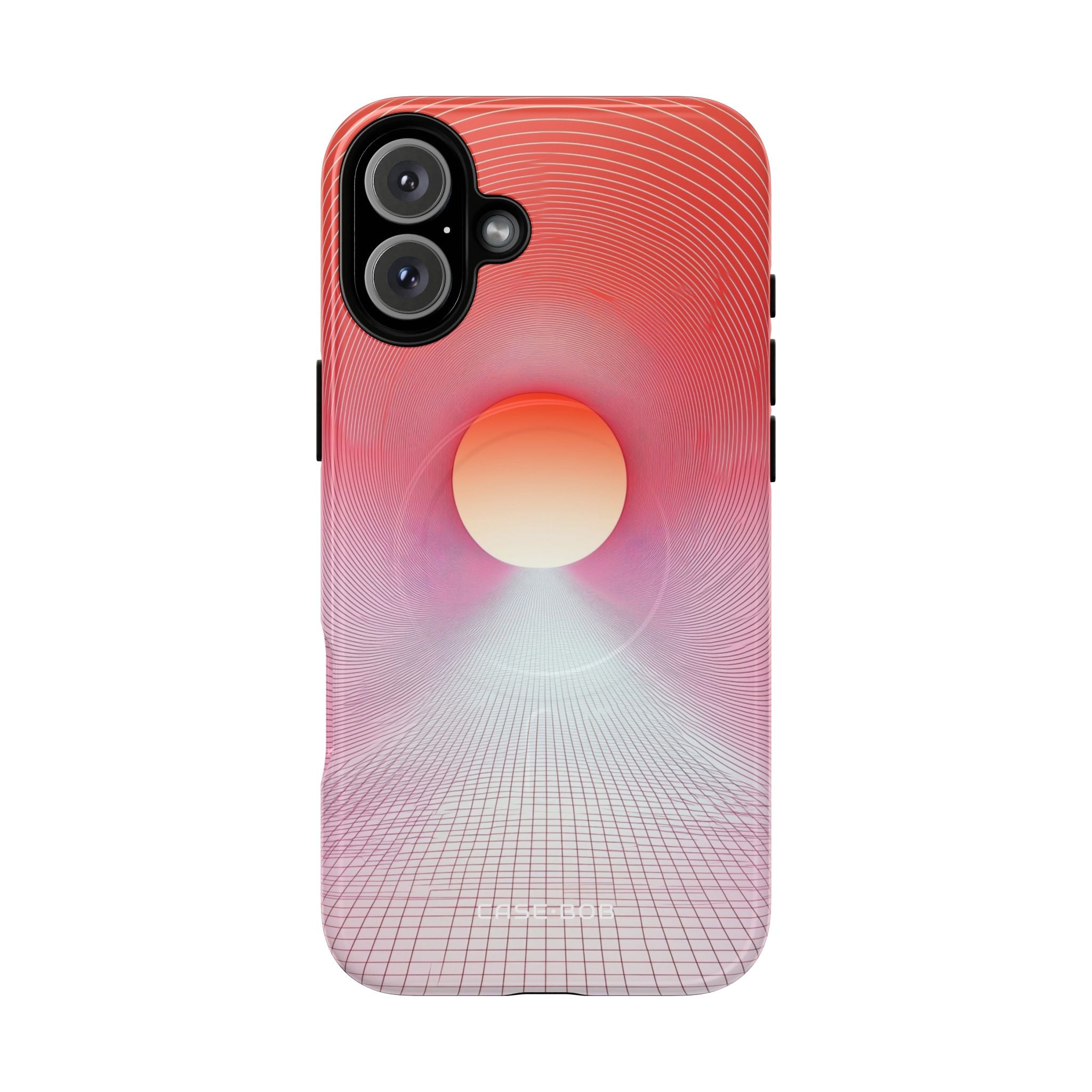 Orange Portal iPhone 16 Plus Skal - Tough+