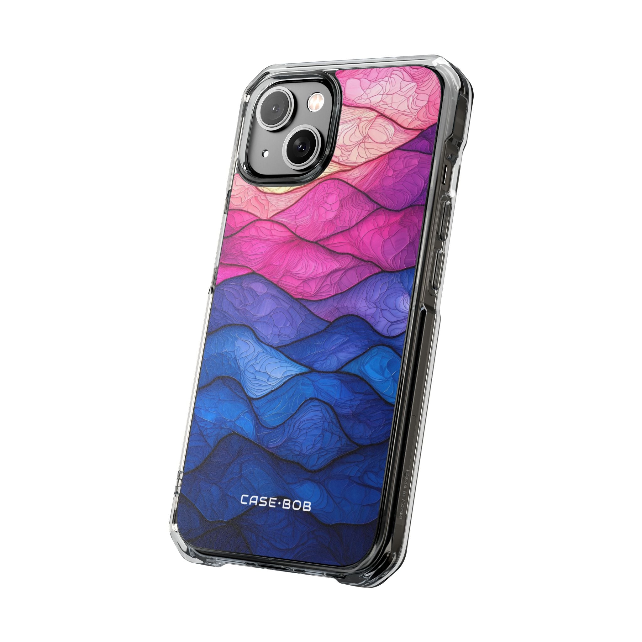 Wavy Vein Gradient iPhone 14 Case - Impact