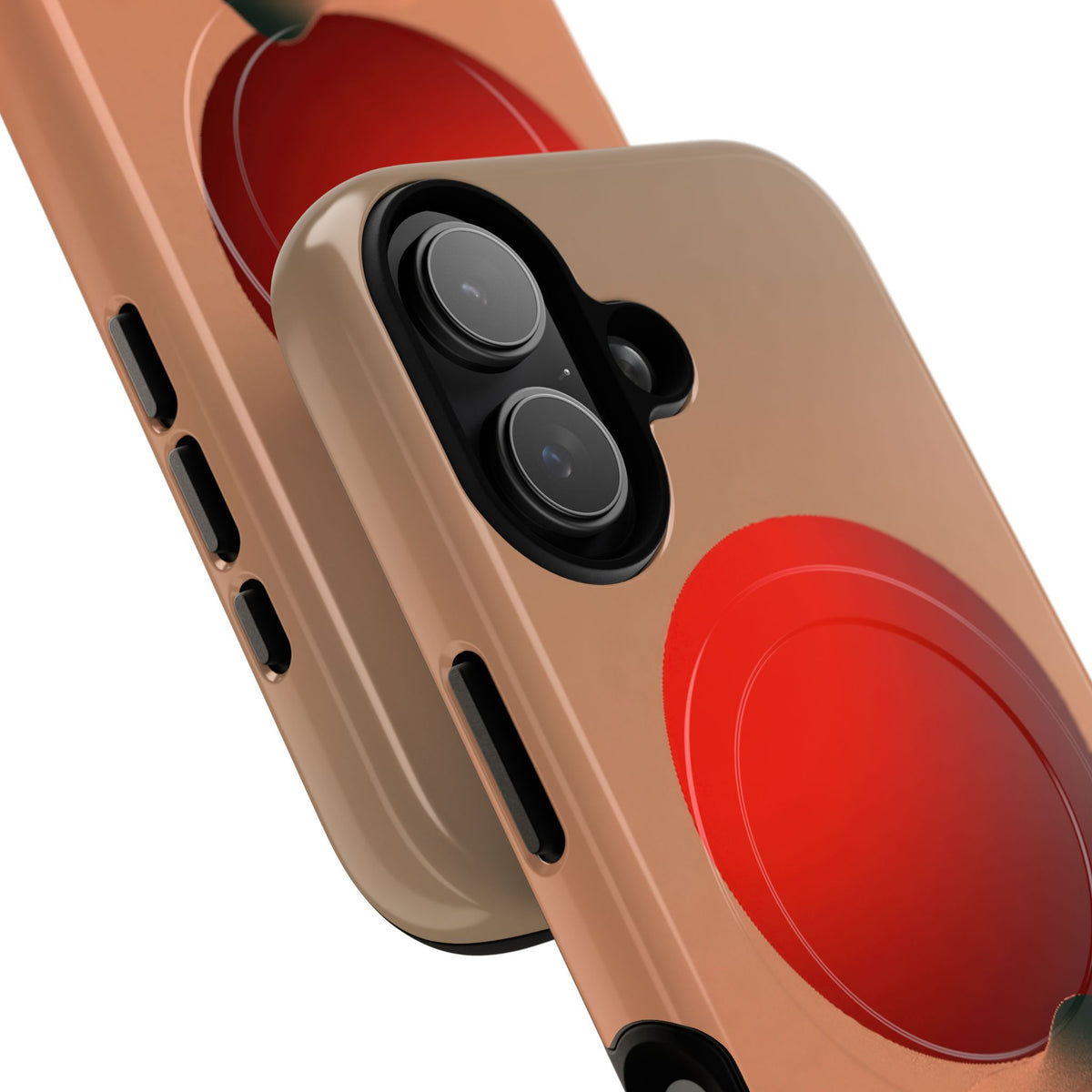 Crimson Sol Ridge · Tough 2.0 Magnetic Phone Case for iPhone · Red