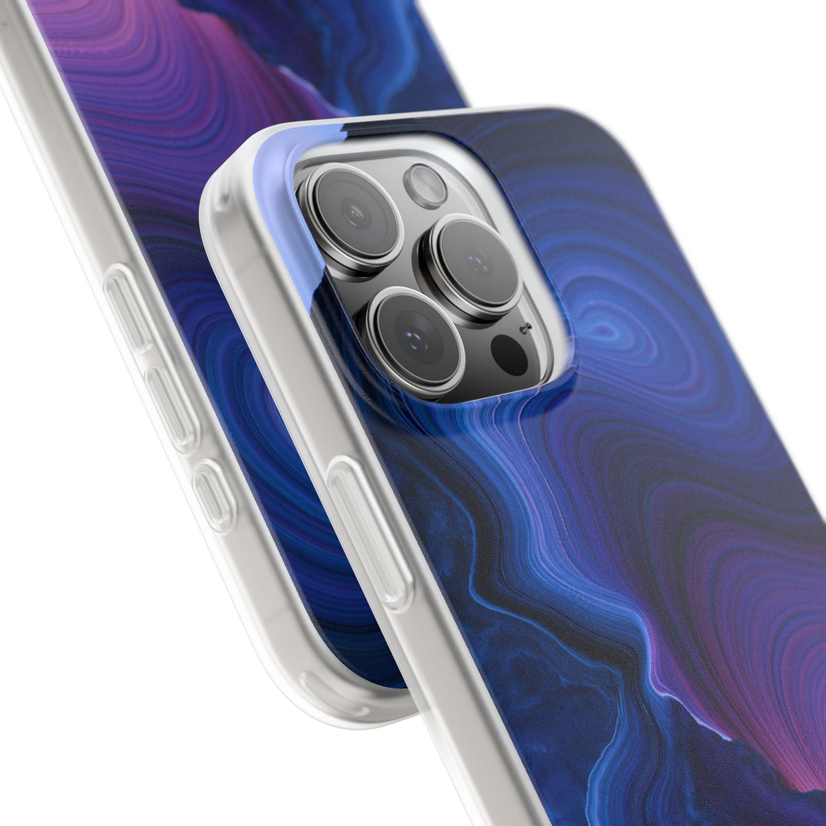 Radiant Strata · Lite Phone Case for iPhone · Blue