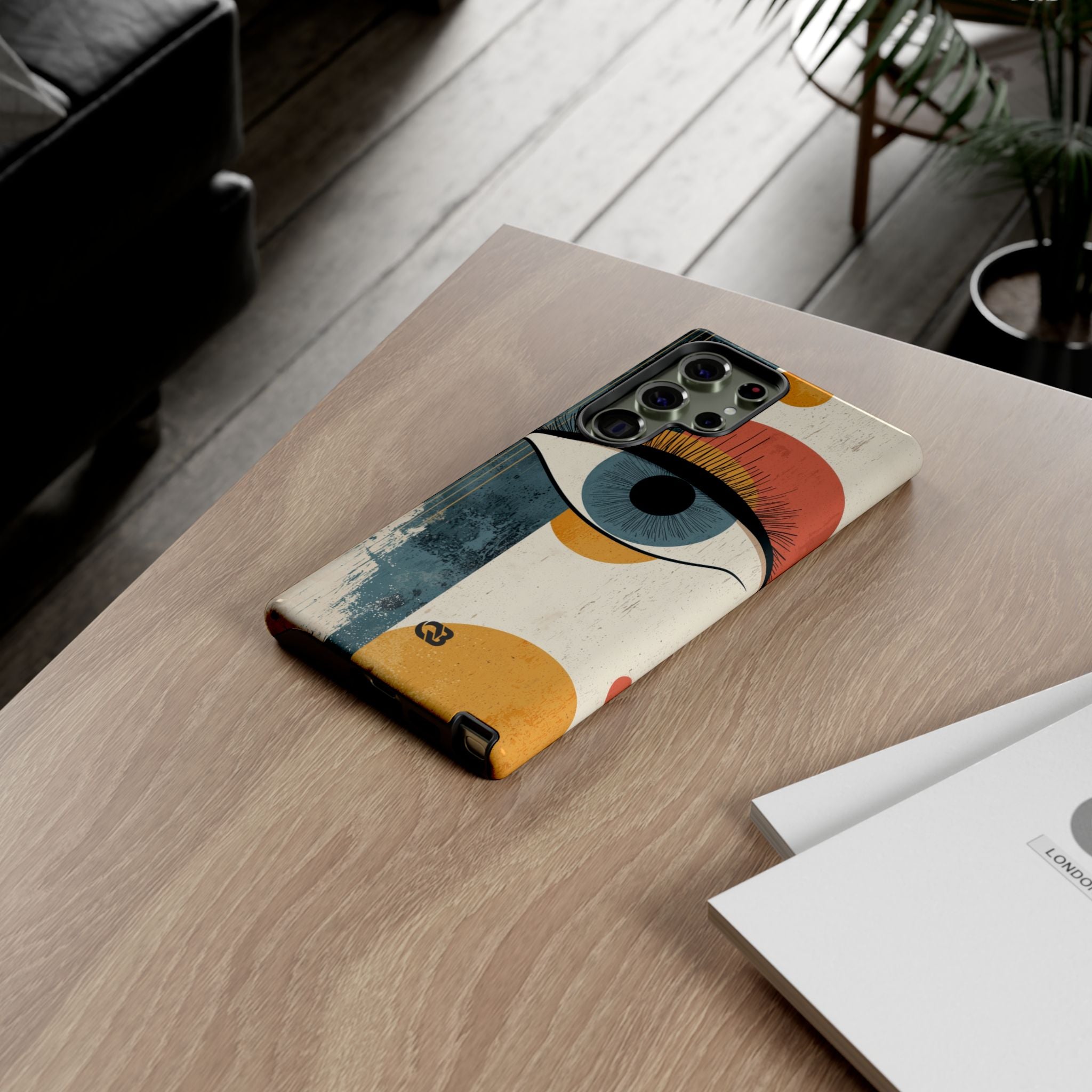 Distressed Azure Ocular · Tough Handyhülle für Samsung