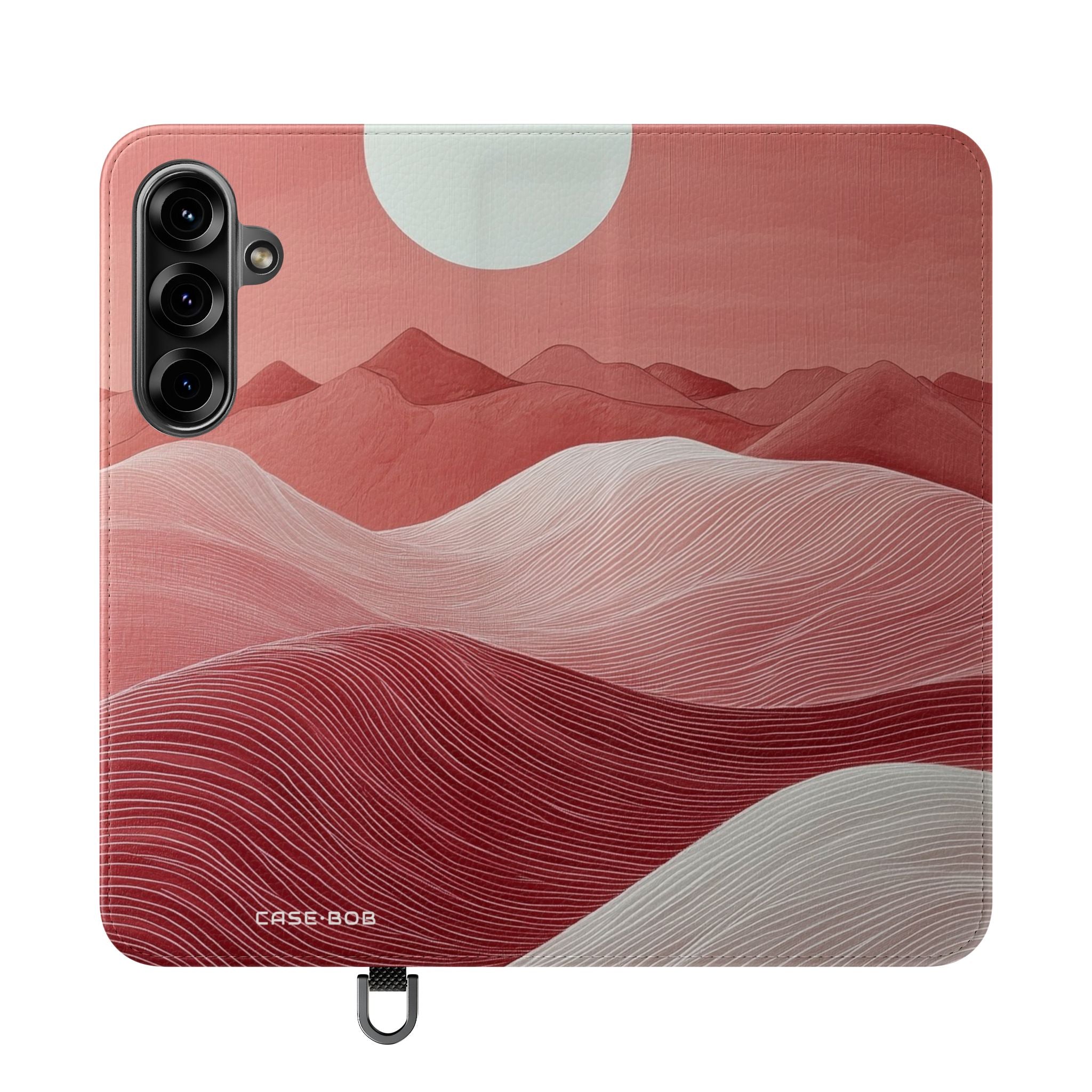 White Orb Dunes - Samsung S25+ Case - Wallet