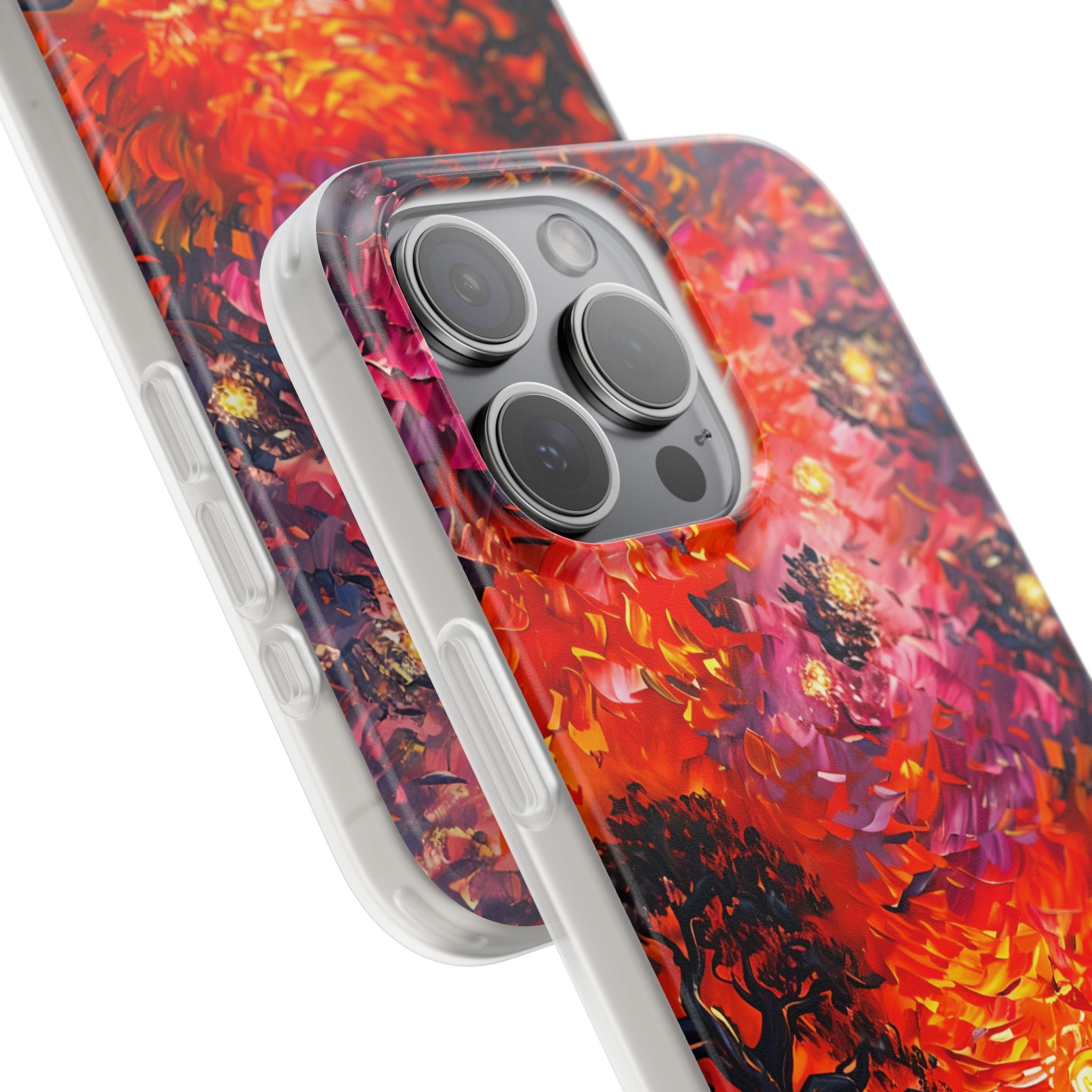 Molten Sky Tree · Soft Handyhülle für iPhone