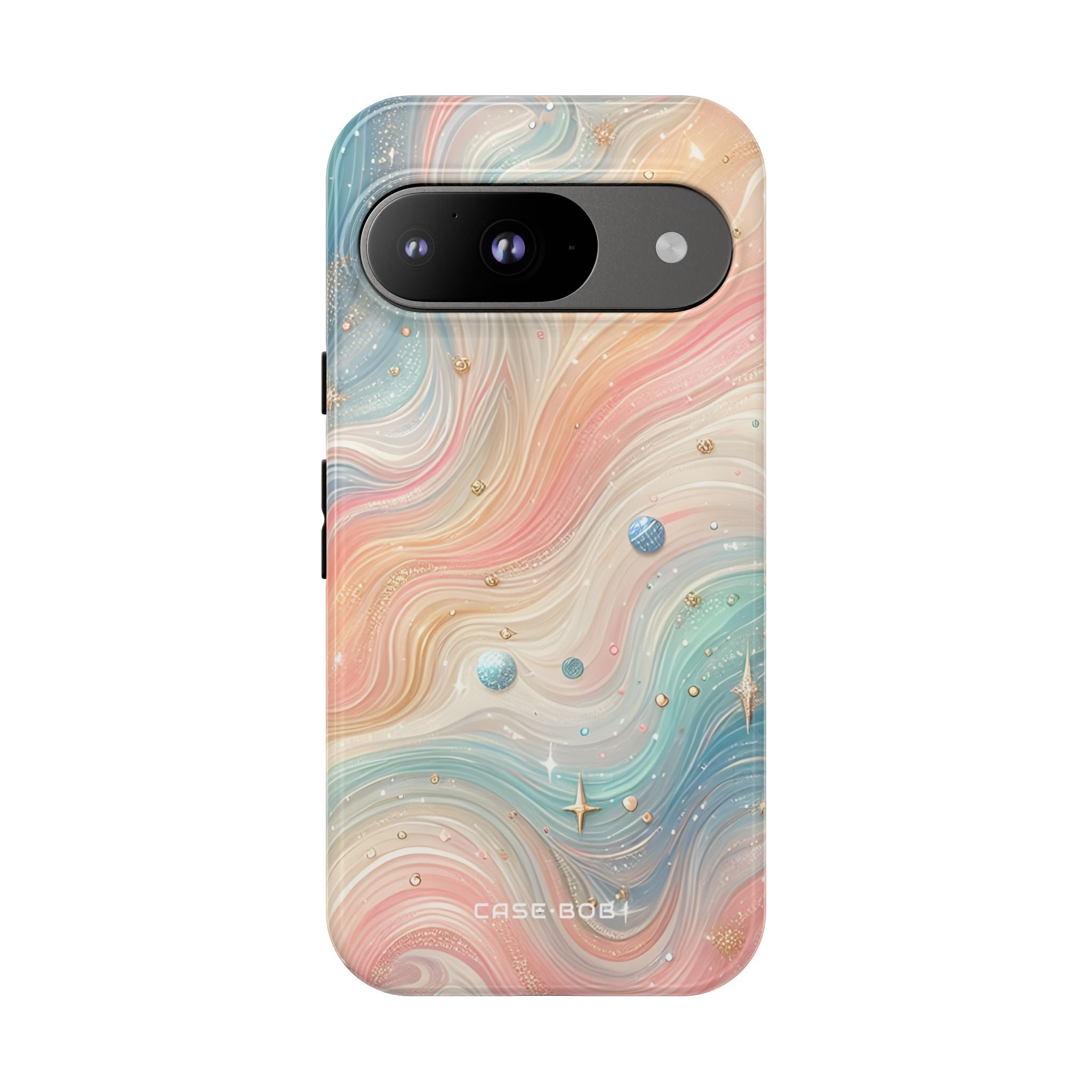 Irisierende Wirbel Google Pixel 9 Case - Tough