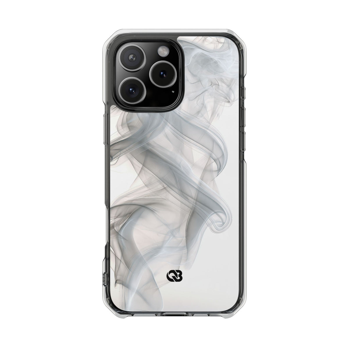 Vapor Noir · Clear Impact Magnetic Phone Case for iPhone · White