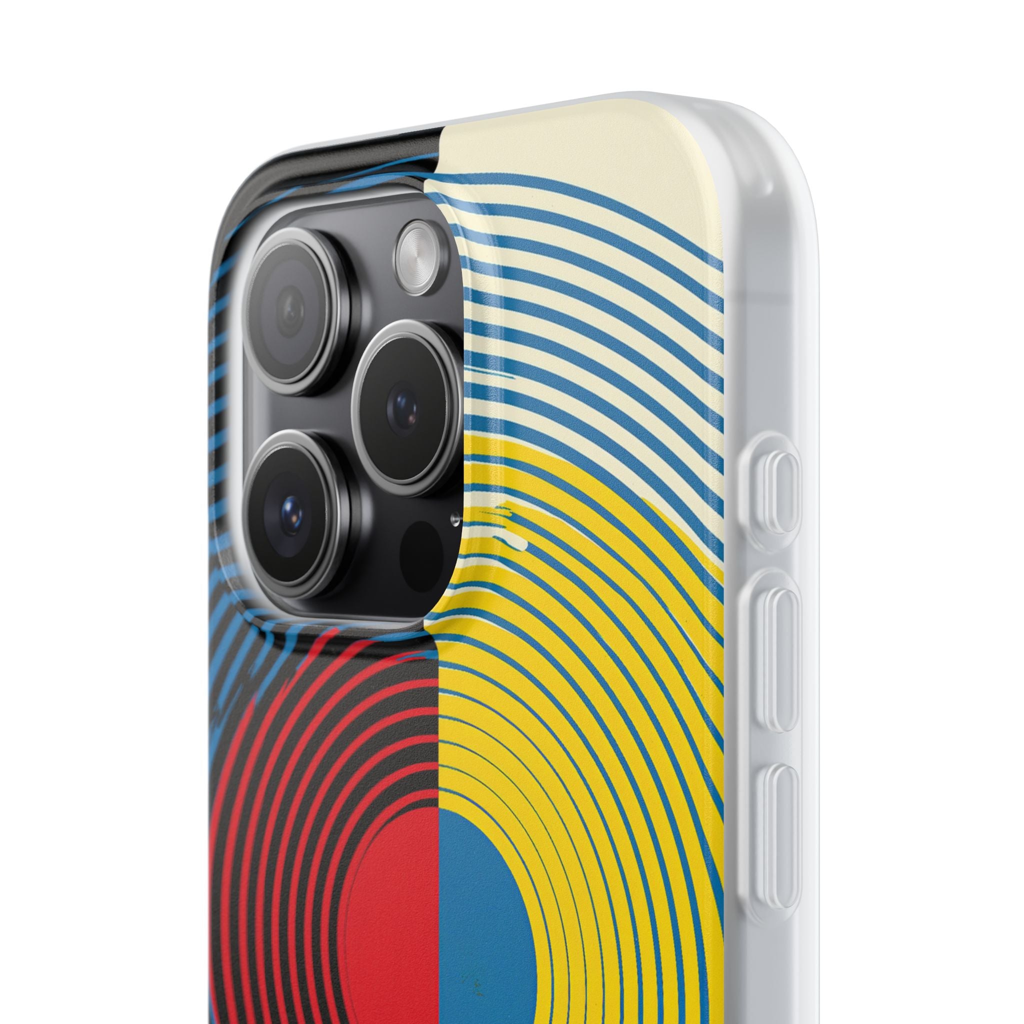 Blue Lite Phone Case for iPhone - Primary Circuit Orbit