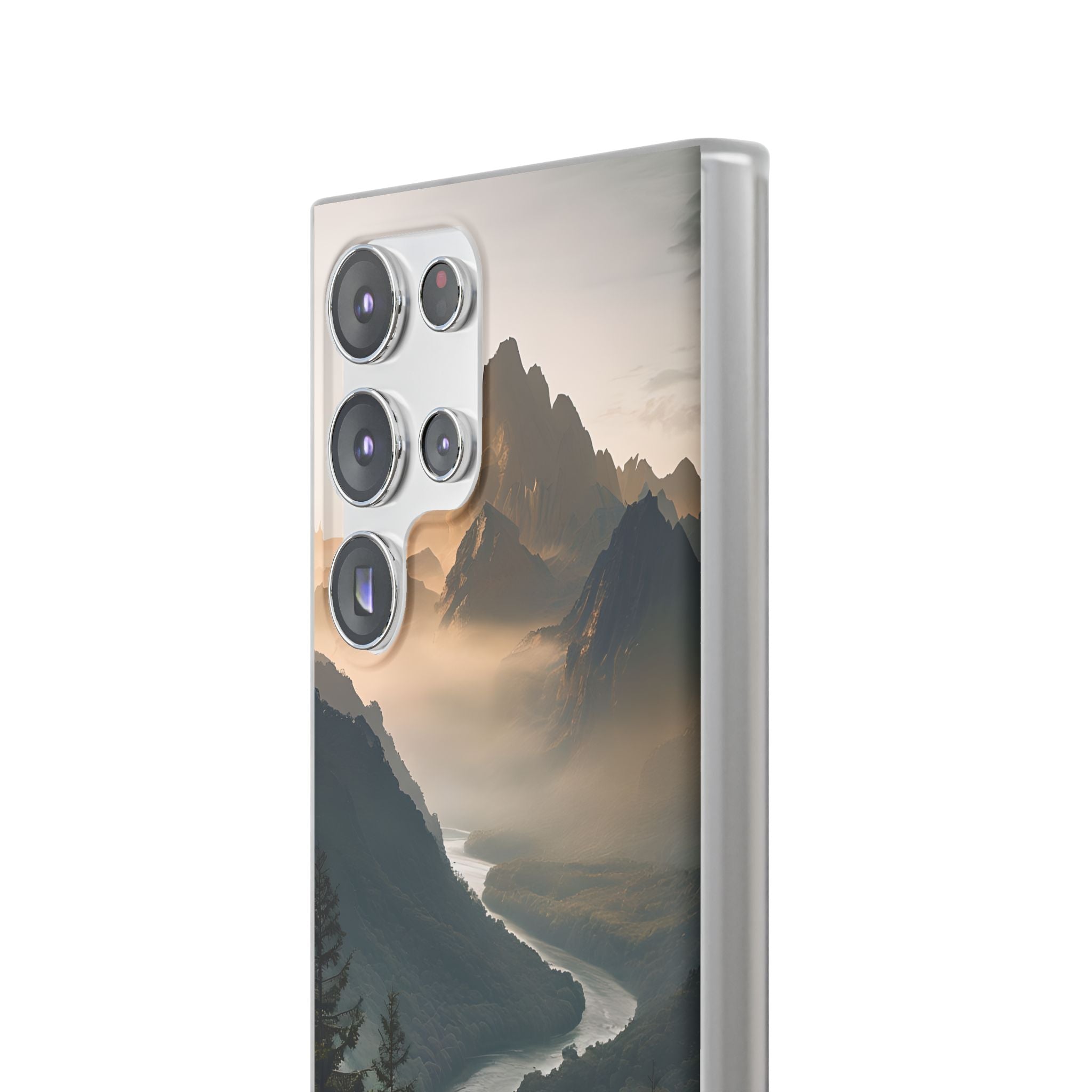 Golden Summit Valley · Soft Handyhülle für Samsung