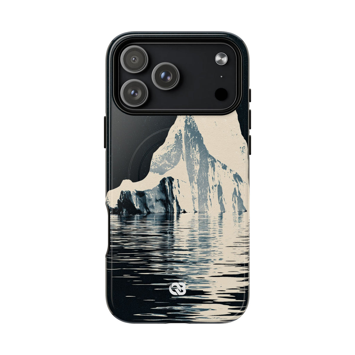 Blue Tough 2.0 Magsafe Phone Case for iPhone - Frozen Navy Monolith
