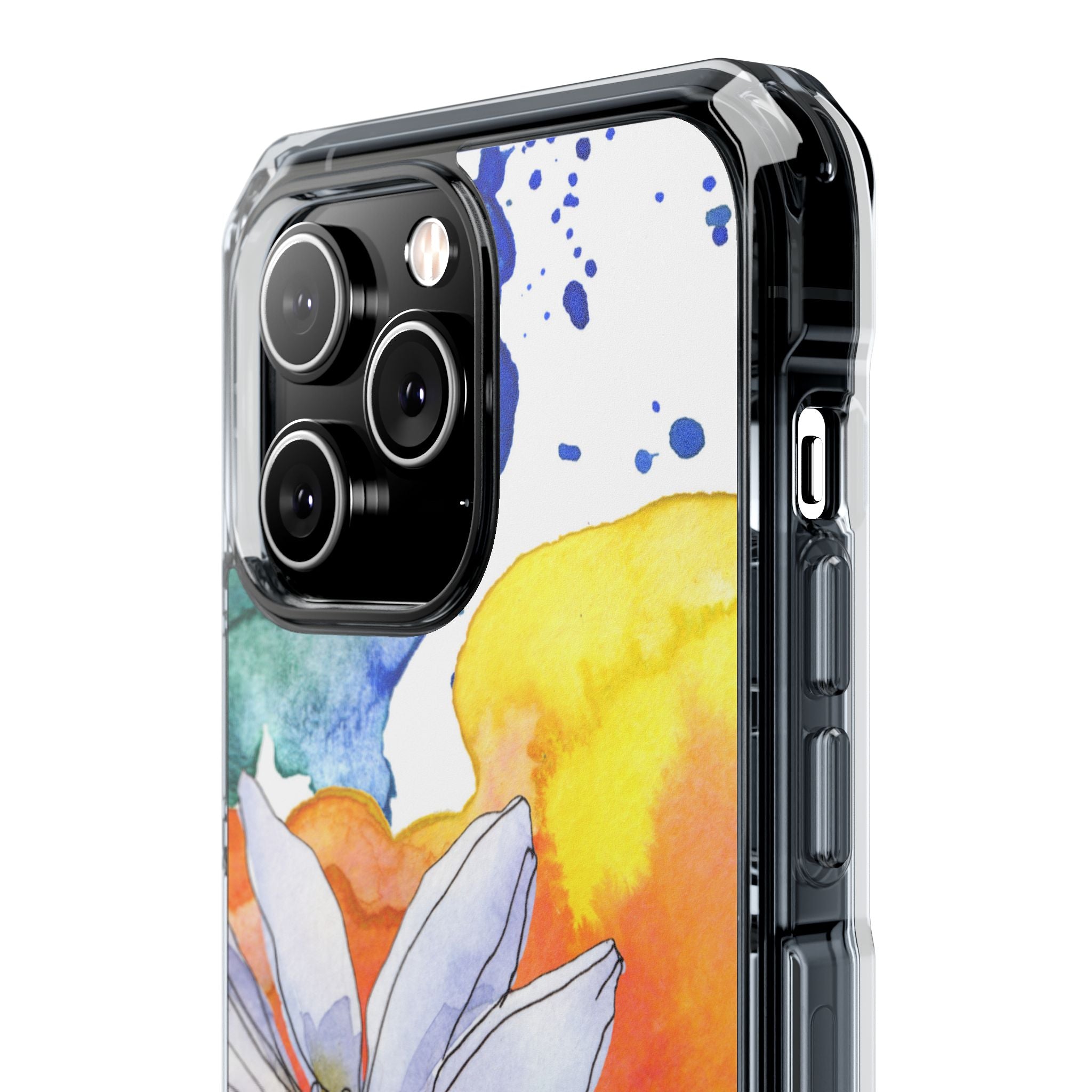Vivid Bloom Splatter · Impact Phone Case for iPhone · Magsafe
