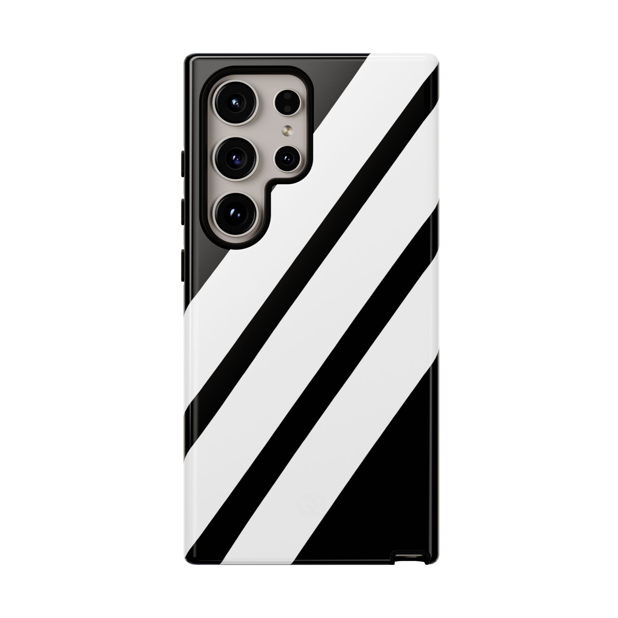 Obsidian White Bars · Tough Handyhülle für Samsung