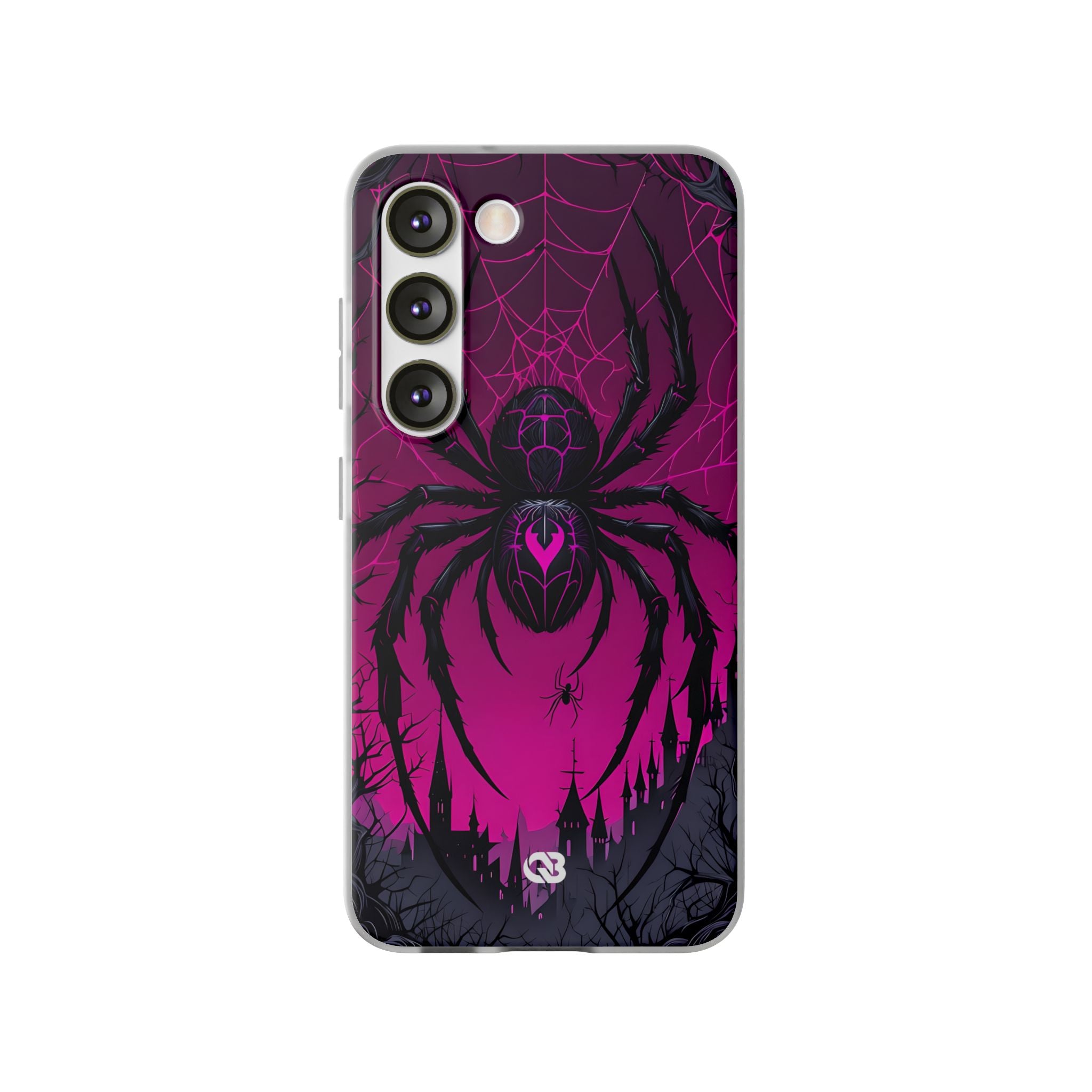 Obsidian Neon Widow · Soft Custodia per Samsung