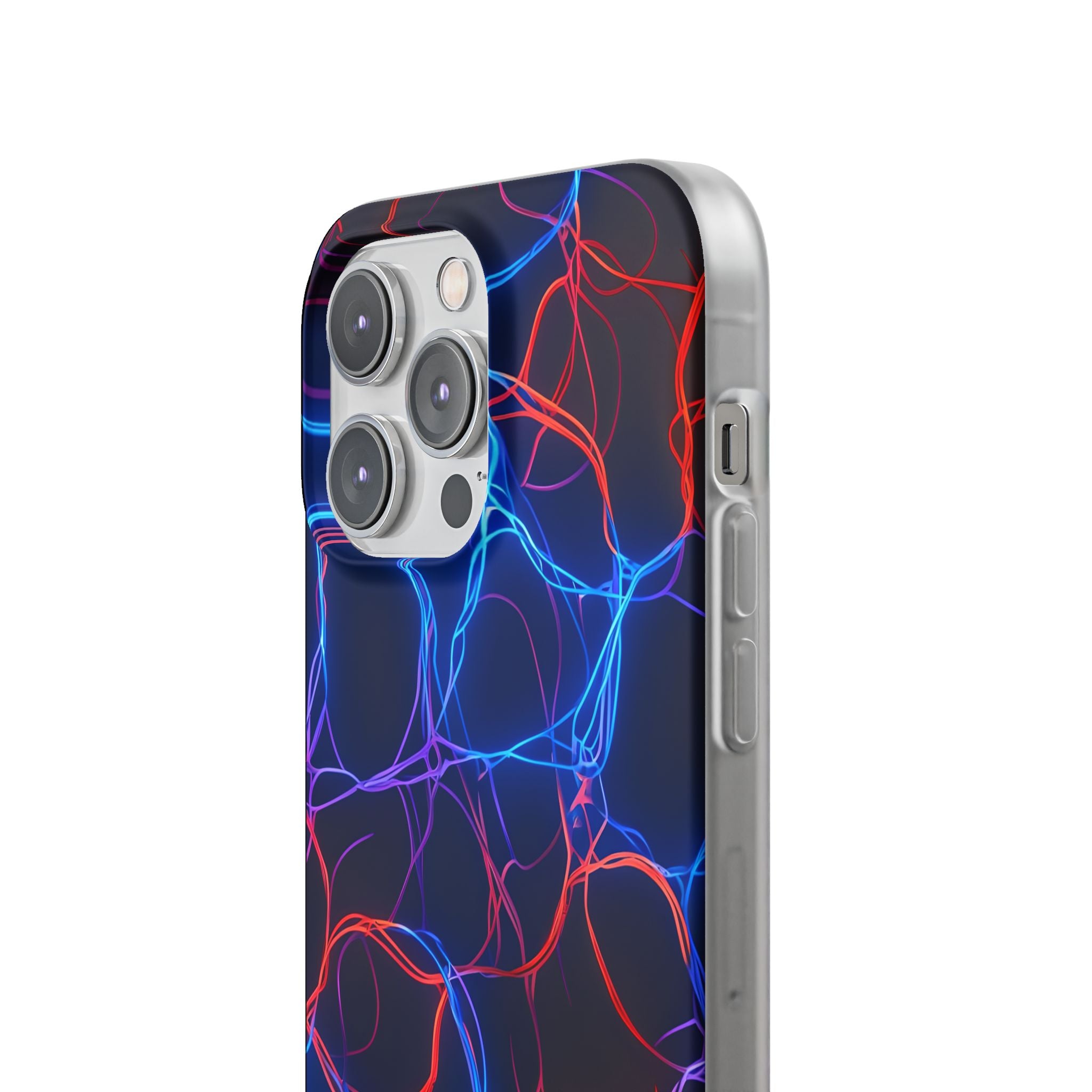 Electric Synapse Glow · Soft Handyhülle für iPhone