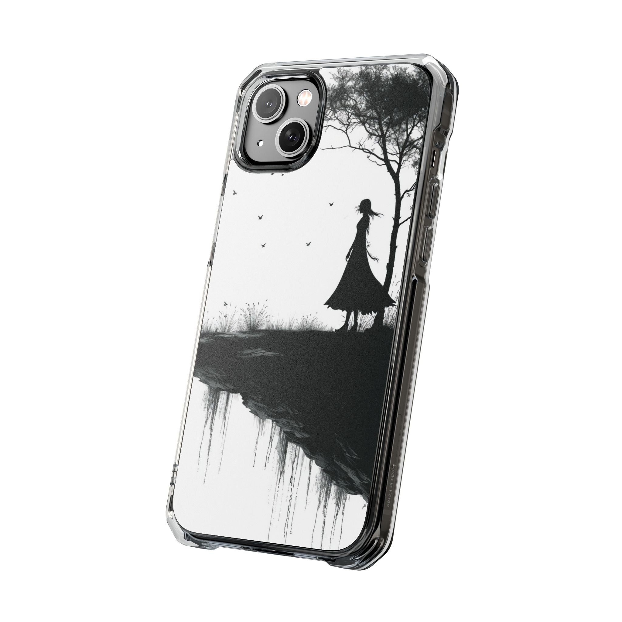 Cliffside Silhouette iPhone 14 Plus Case - Impact