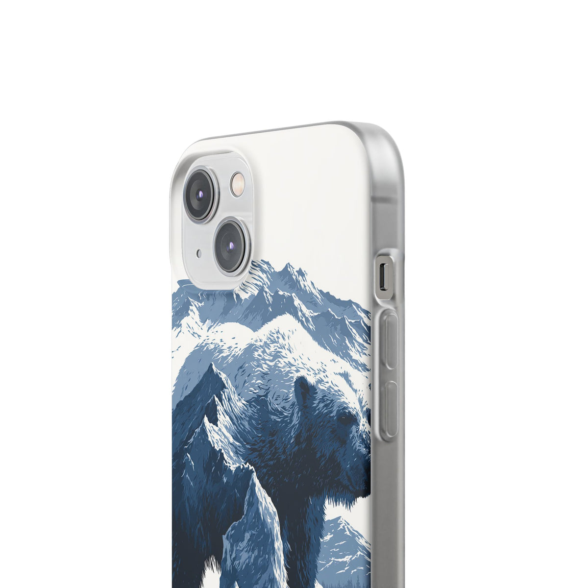 Fjord Summit Bear · Lite Phone Case for iPhone · Blue
