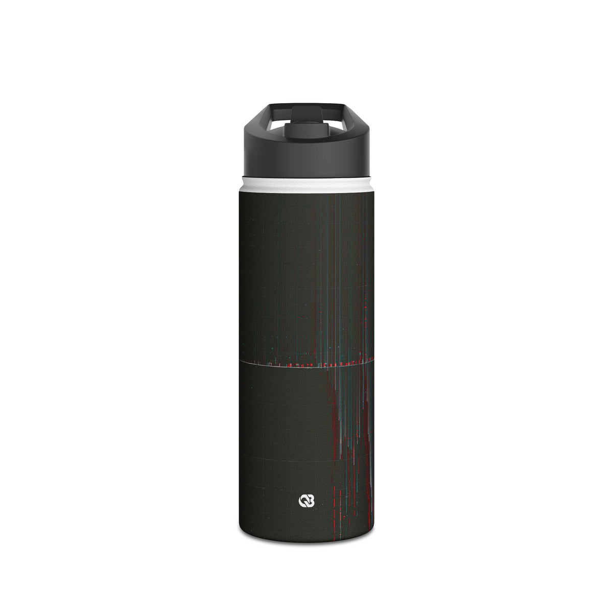 Chromatic Fracture · Insulated Water Bottle · Black