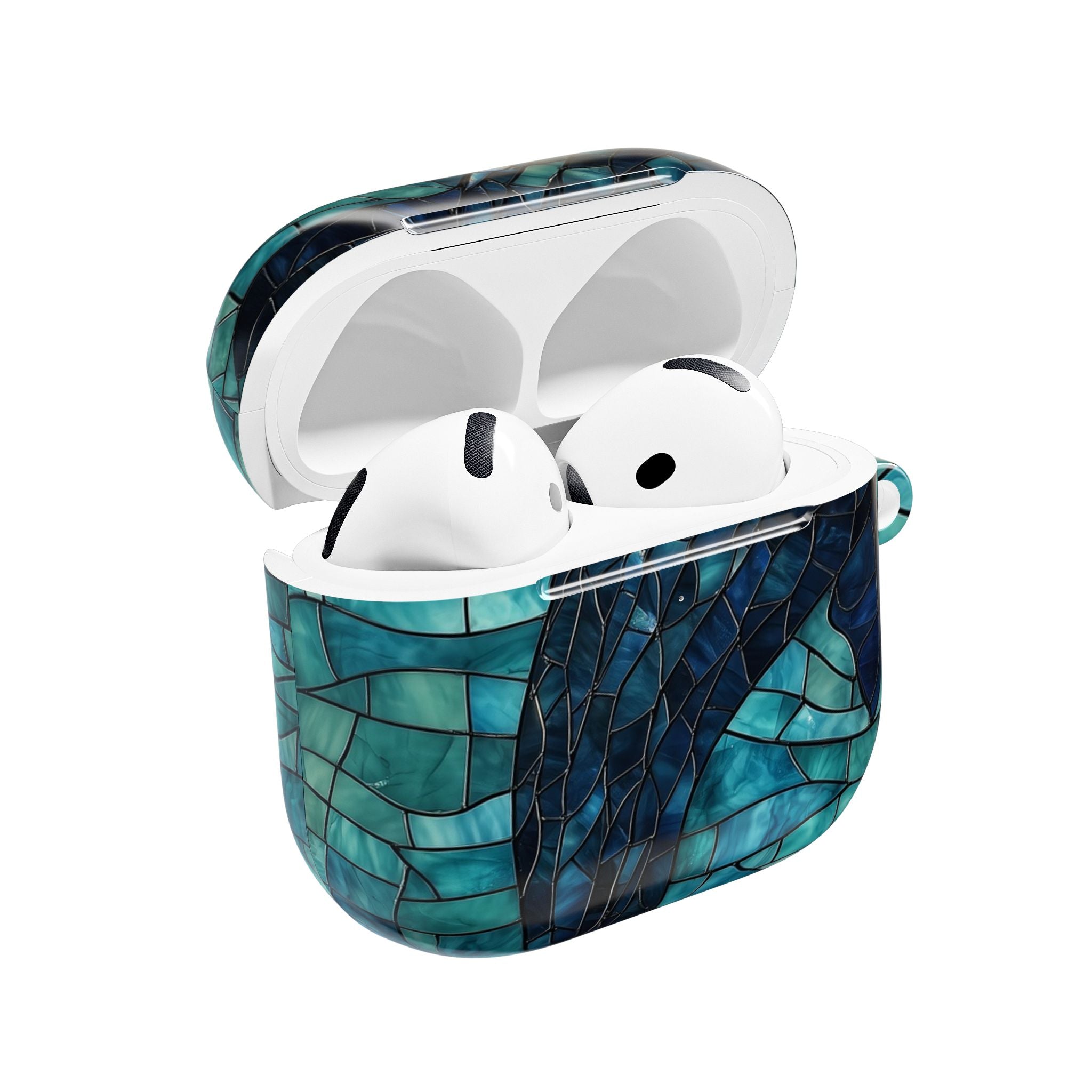 Sininen valashai mosaiikki - AirPods Case