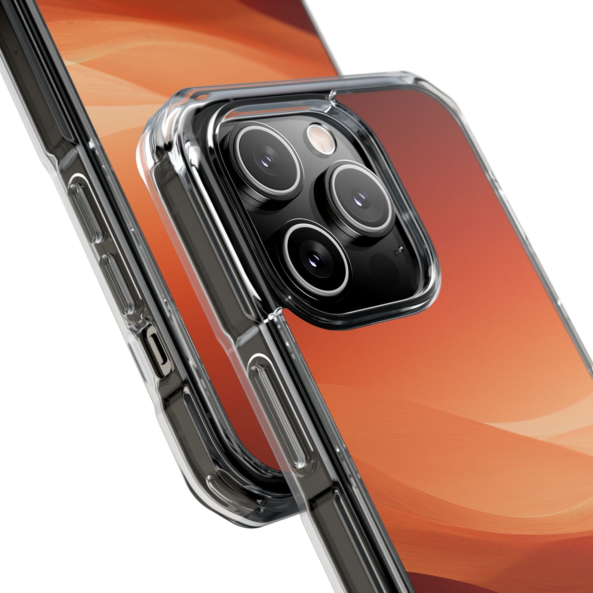 Orange Impact MagSafe Phone Case for iPhone - Crimson Dune Gradient