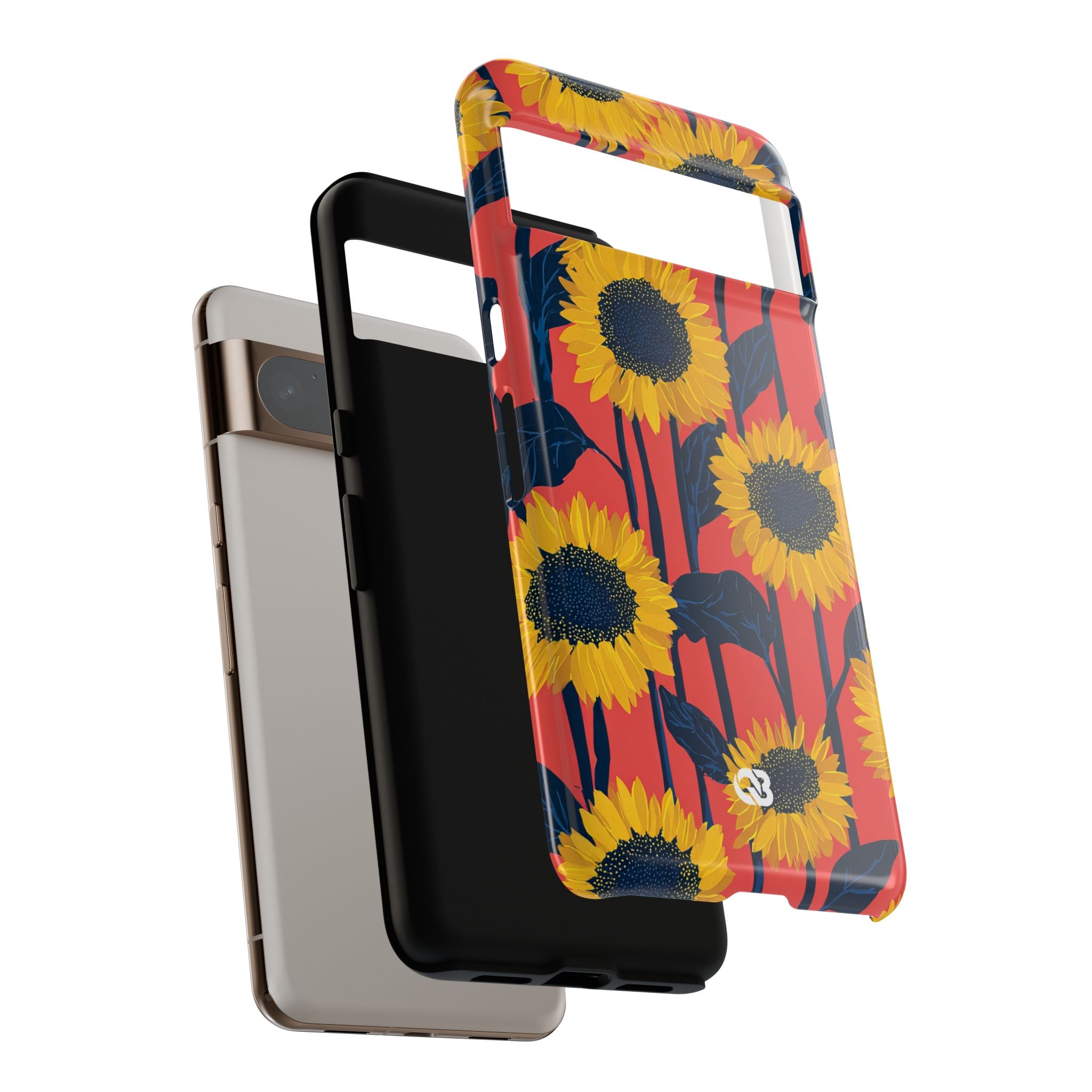 Solar Navy Bloom · Tough Phone Case for Google Pixel