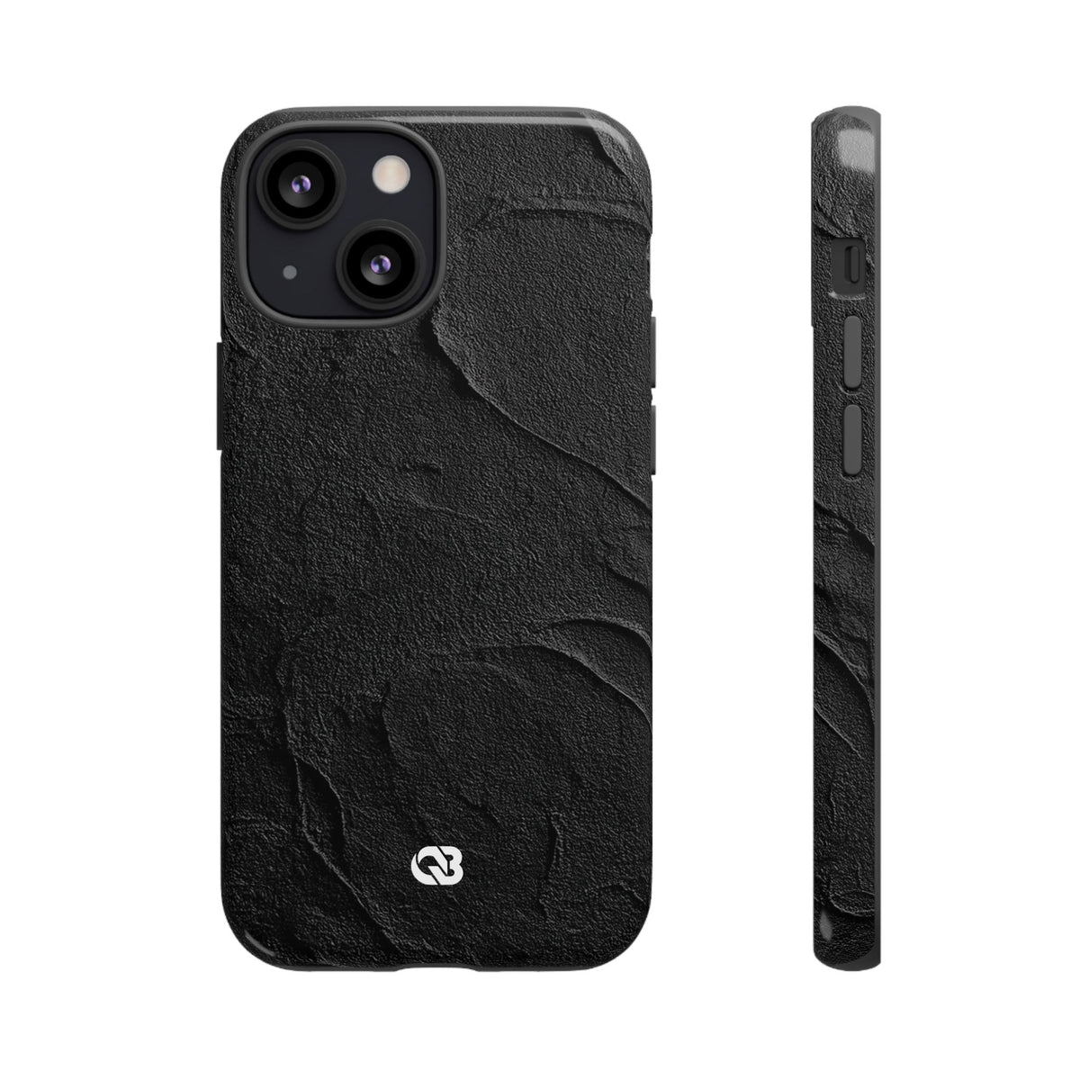Obsidian Stucco Relief · Tough Phone Case for iPhone · Black