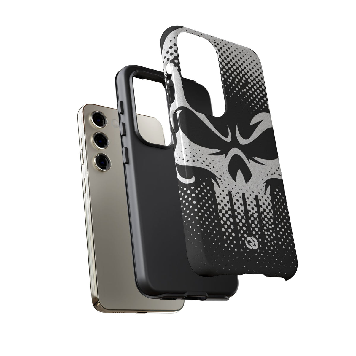 Phantom Halftone · Tough Phone Case for Samsung · Black