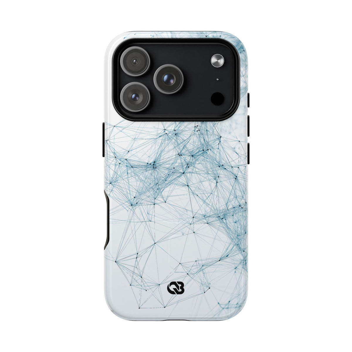 Blue Tough 2.0 Magsafe Phone Case for iPhone - Glacial Neural Web