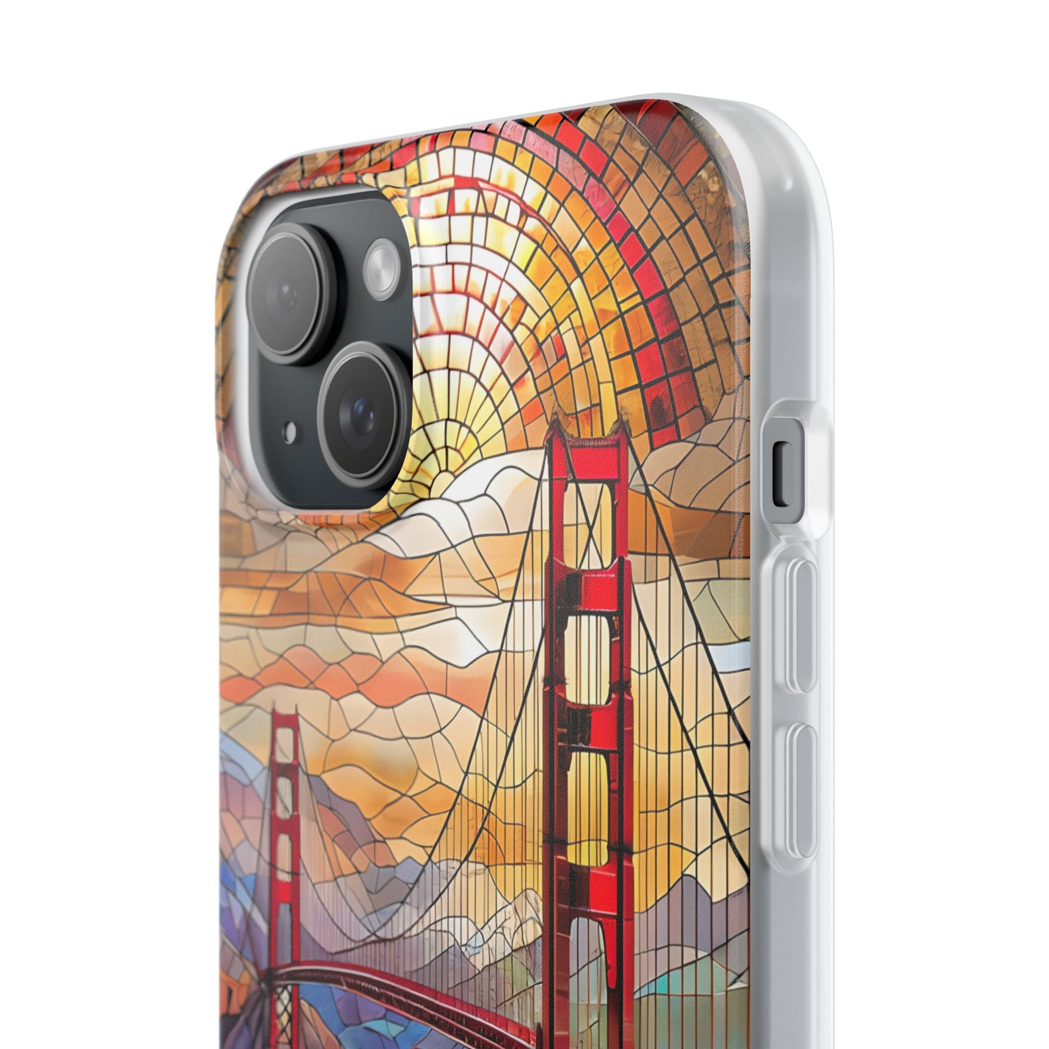 Crimson Arch Coast · Soft Custodia per iPhone