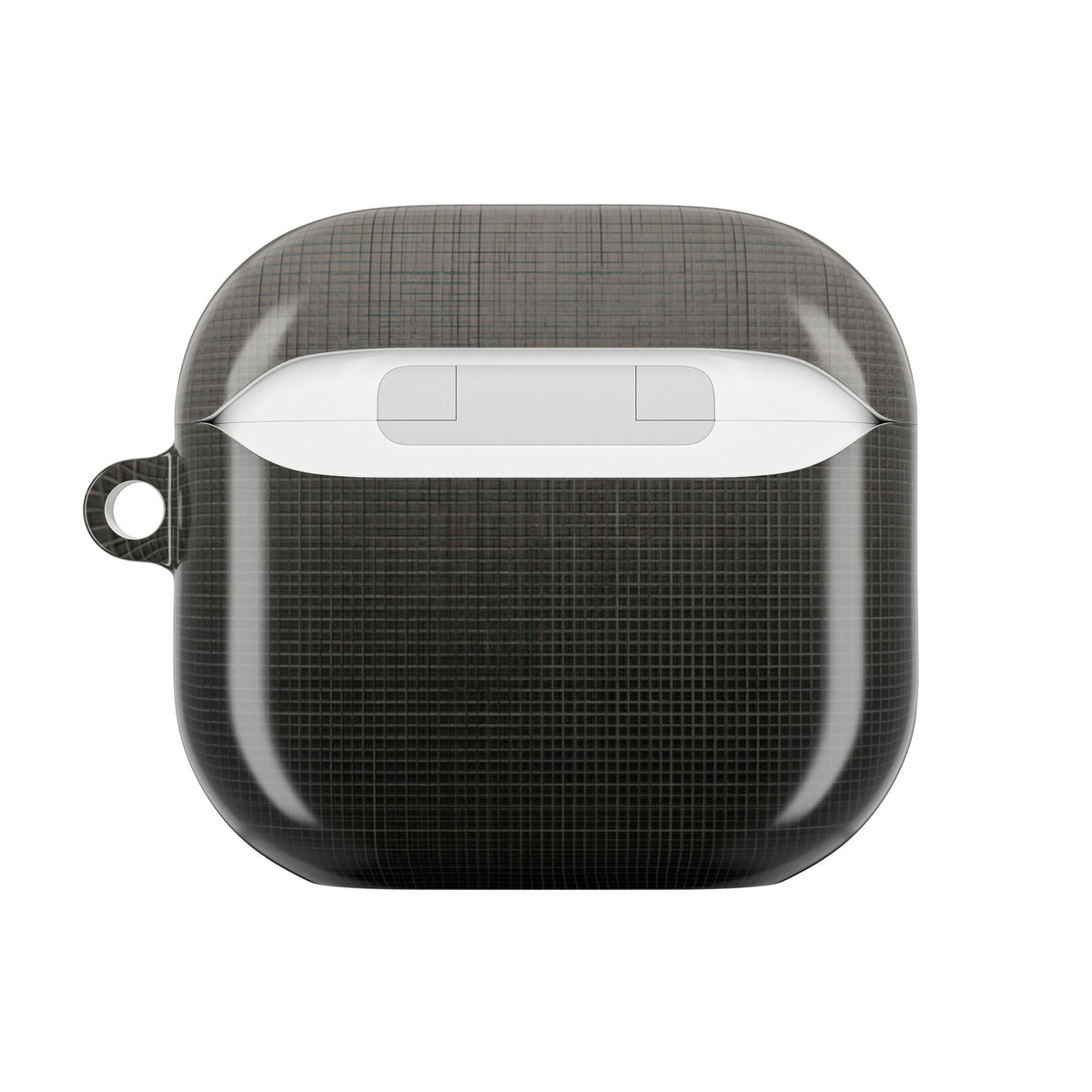Monochrome Metric Grid · Hard Case for AirPods & AirPods Pro · Black