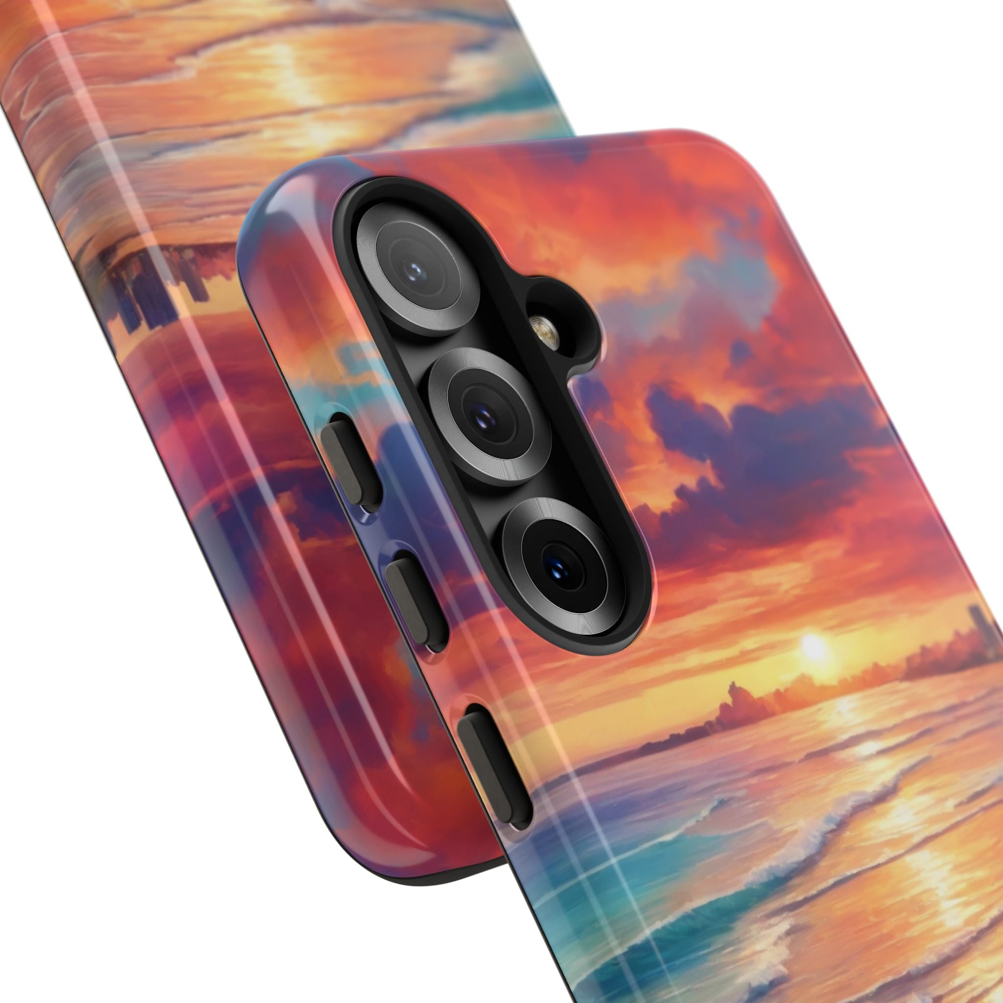 Crimson Shore Horizon · Tough Phone Case for Samsung