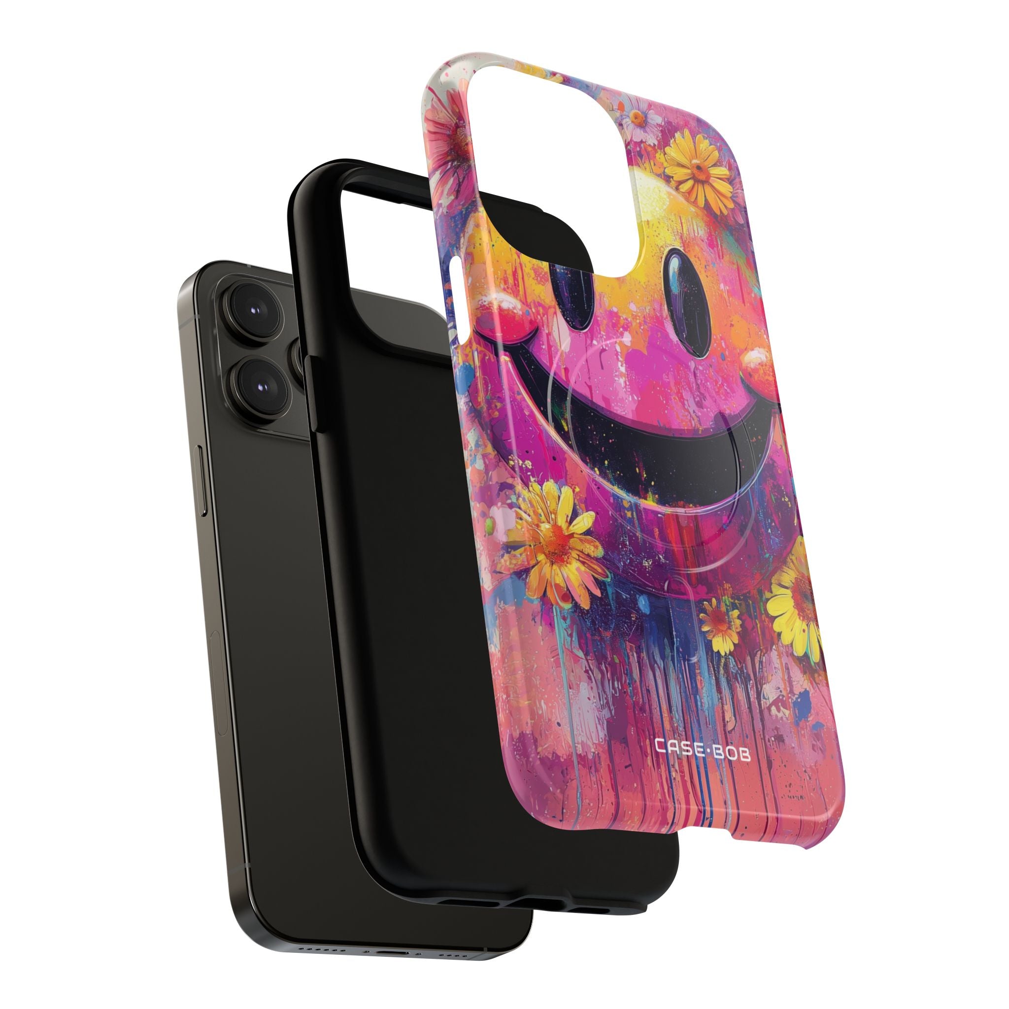Smiley Bloom iPhone 14 Pro Max Case - Tough+