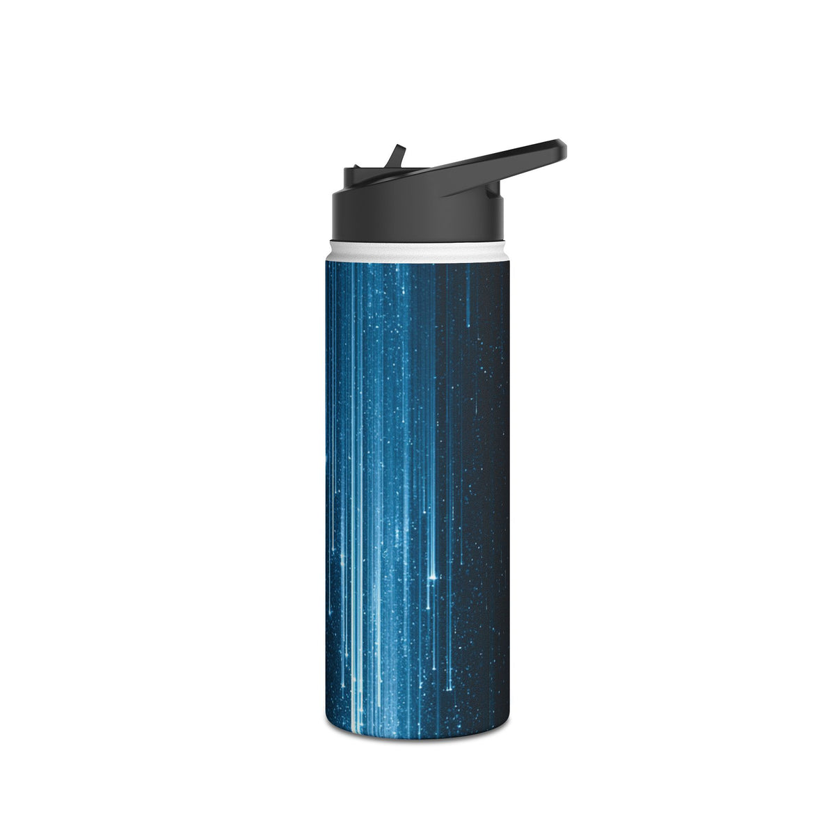 Nocturnal Cascade · Insulated Water Bottle · Black