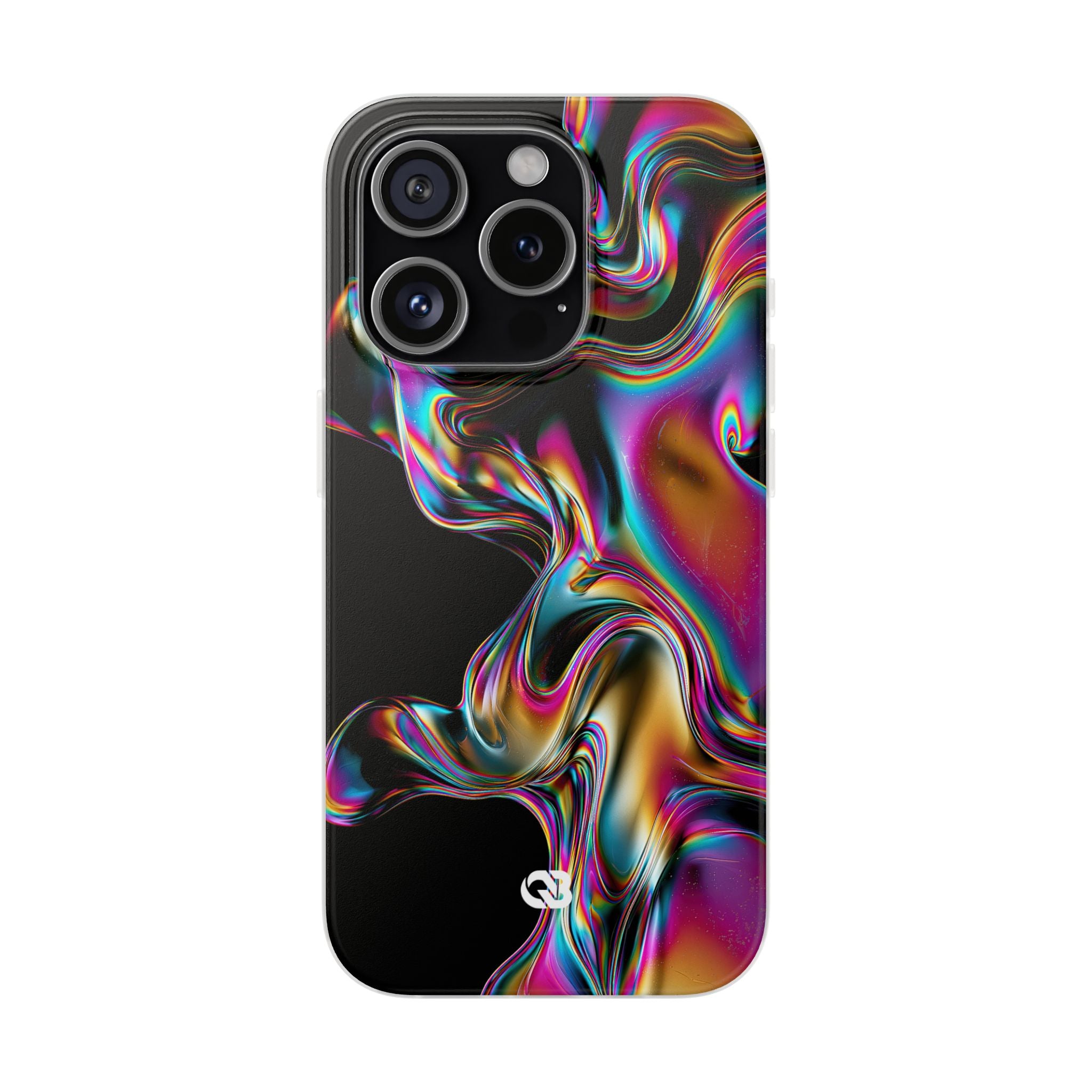 Purple Lite Phone Case for iPhone - Liquid Neon Chrome