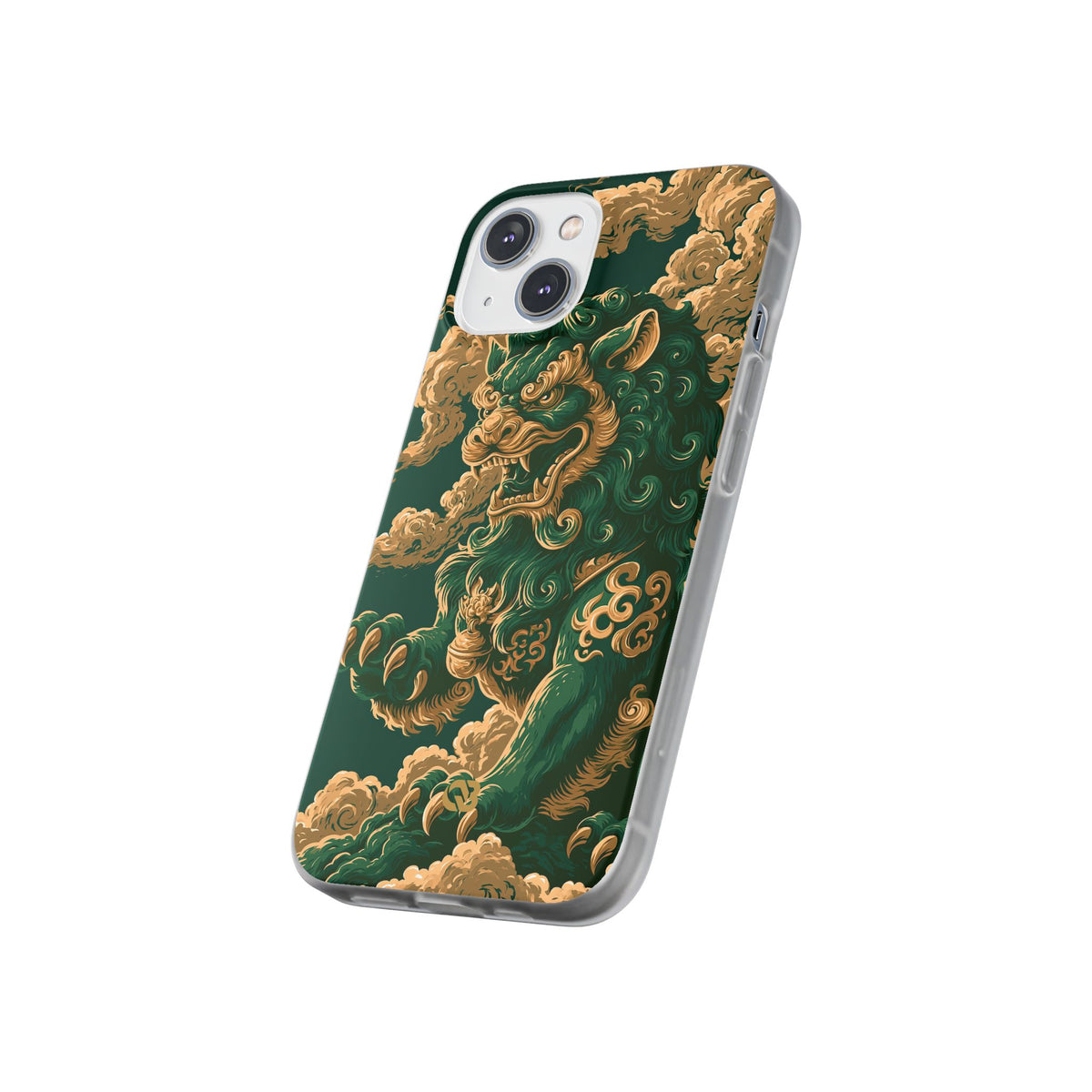 Imperial Guardian Lion · Lite Phone Case for iPhone · Green