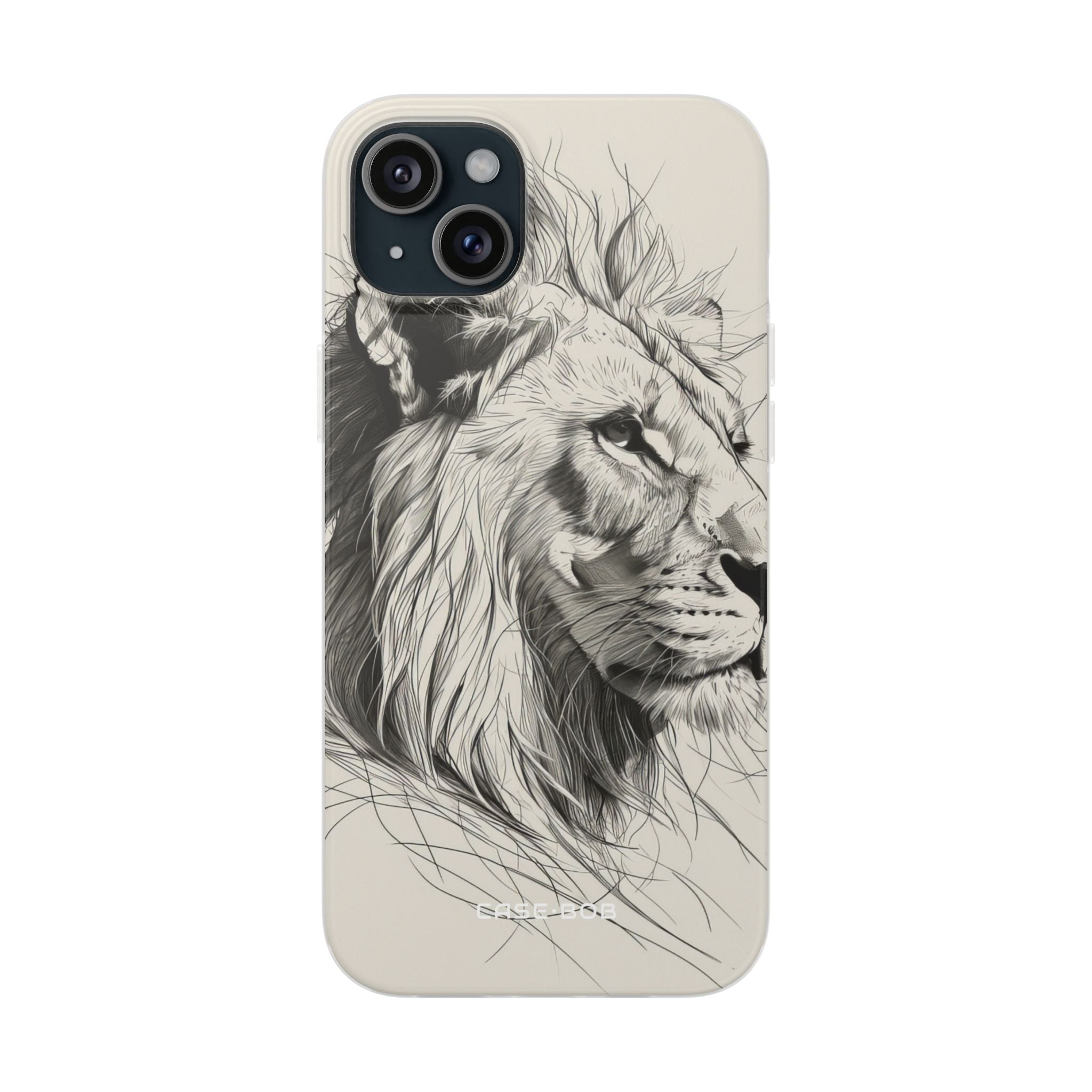 Lion Flow iPhone 15 Plus -pehmeä suojakotelo