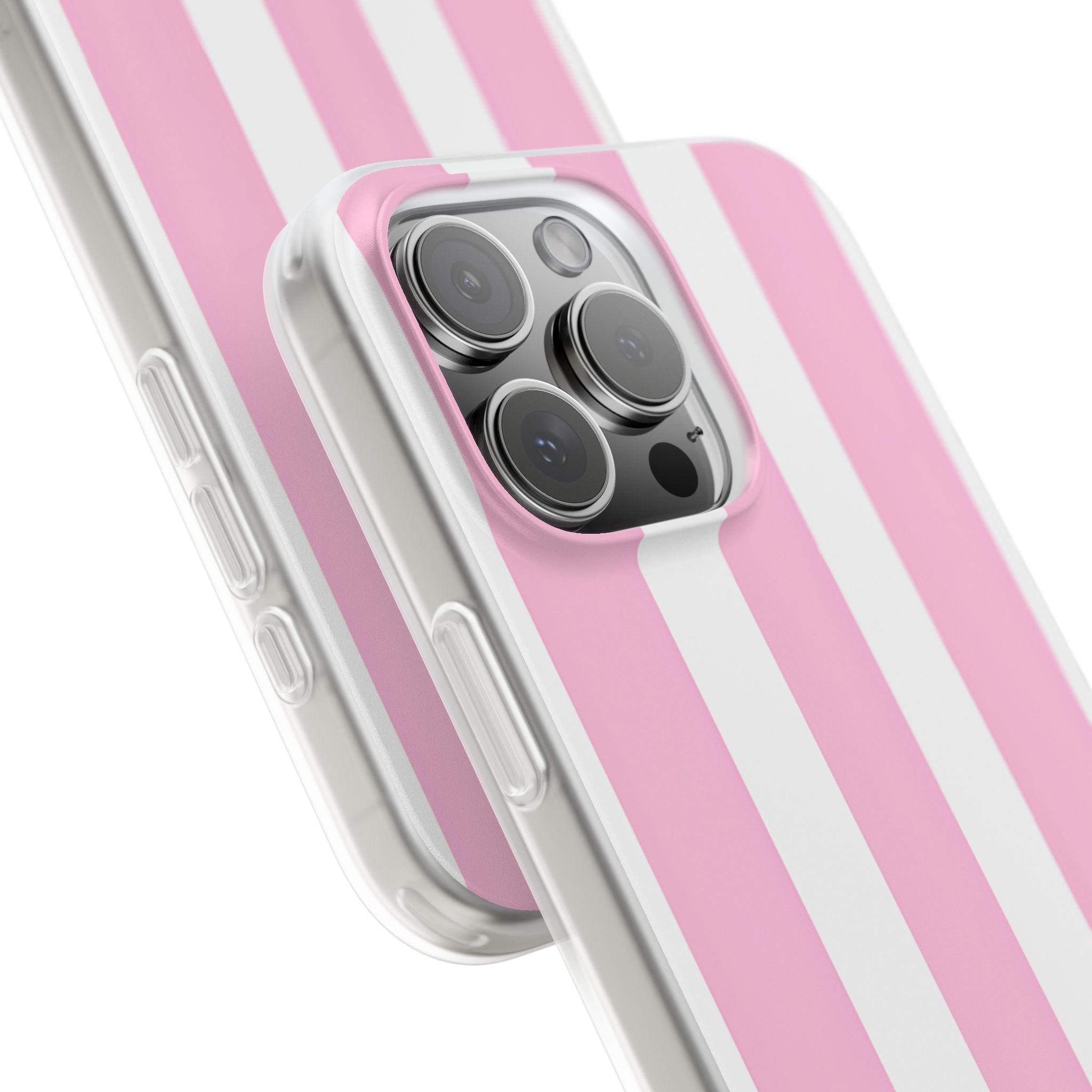 Soft Pink Stripe · Soft Phone Case for iPhone