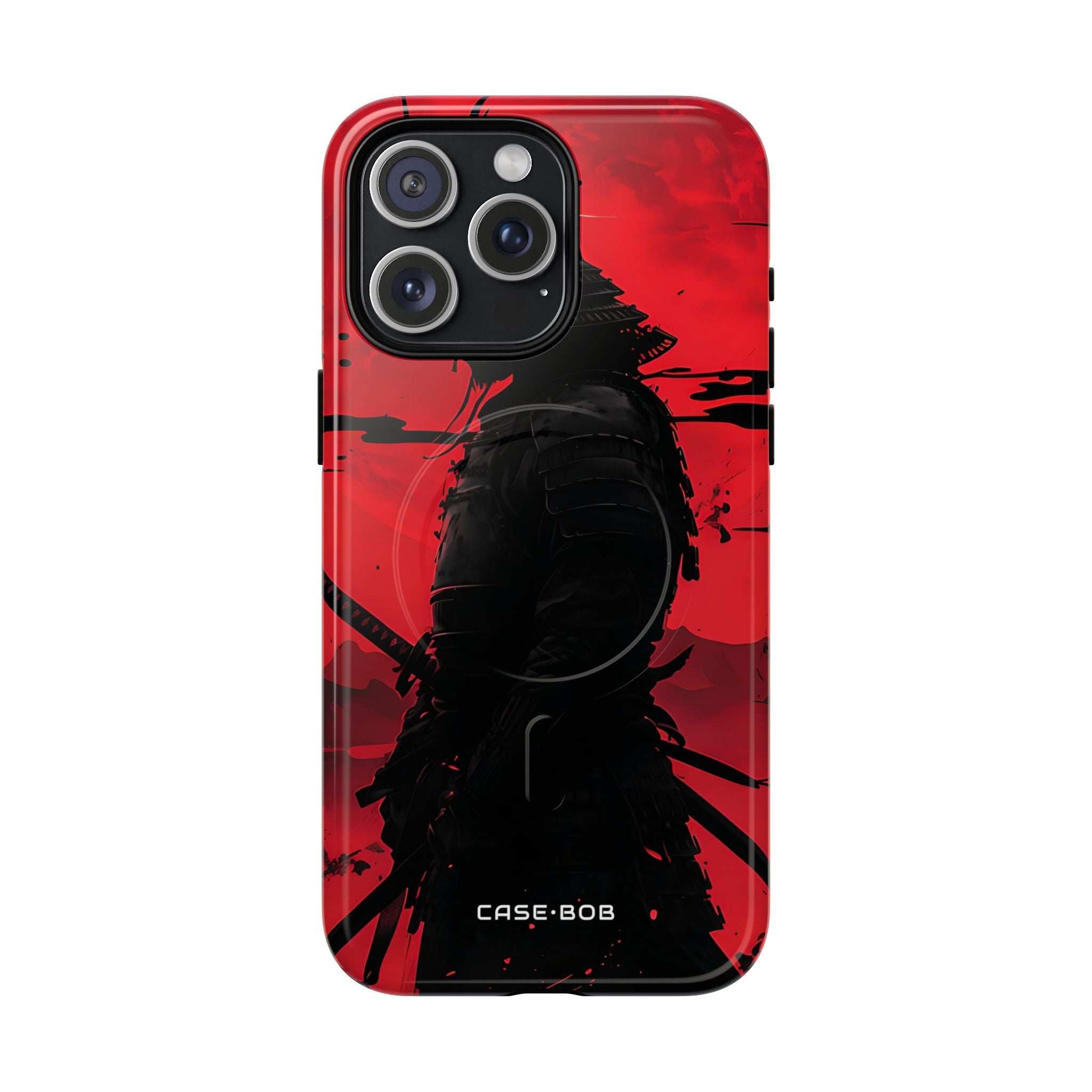 Crimson Samurai iPhone 15 Pro Max Case - Tough+