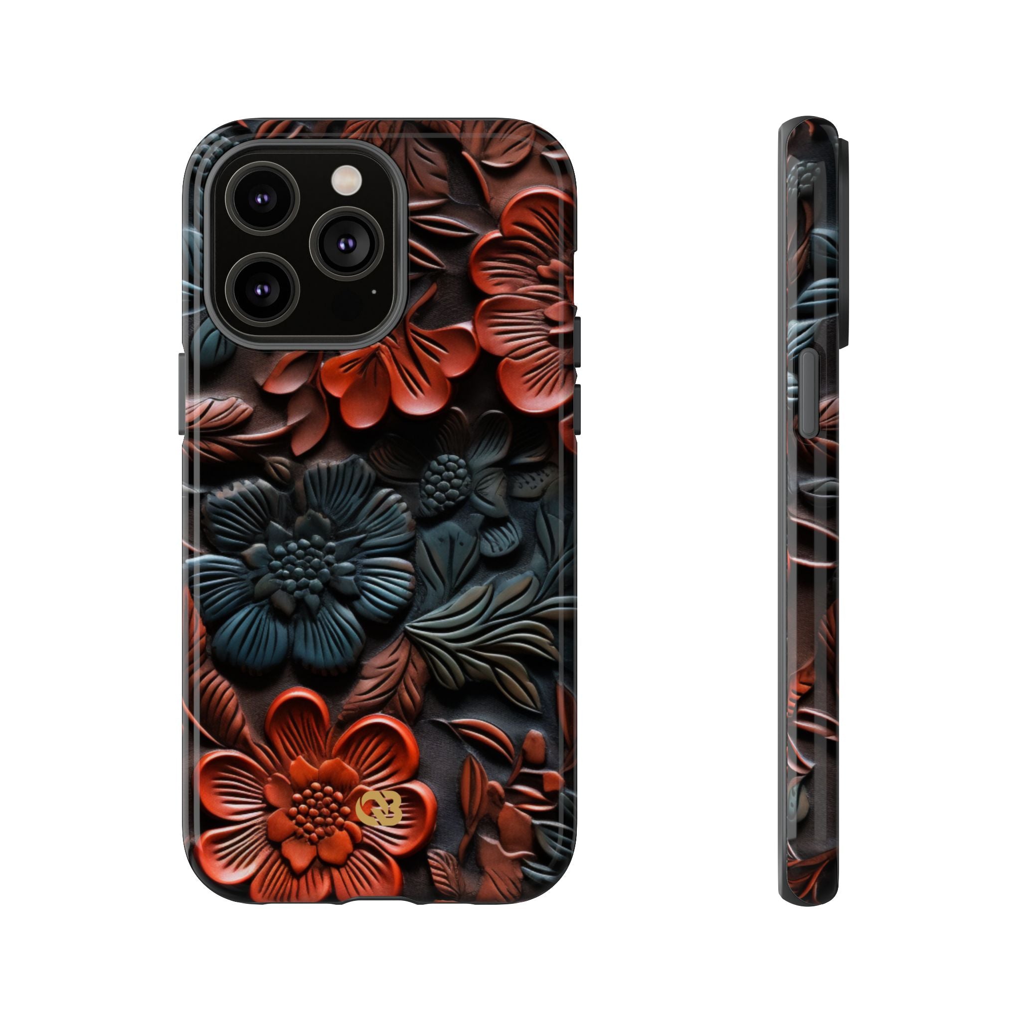 Carved Earth Bloom · Tough Coque de téléphone pour iPhone