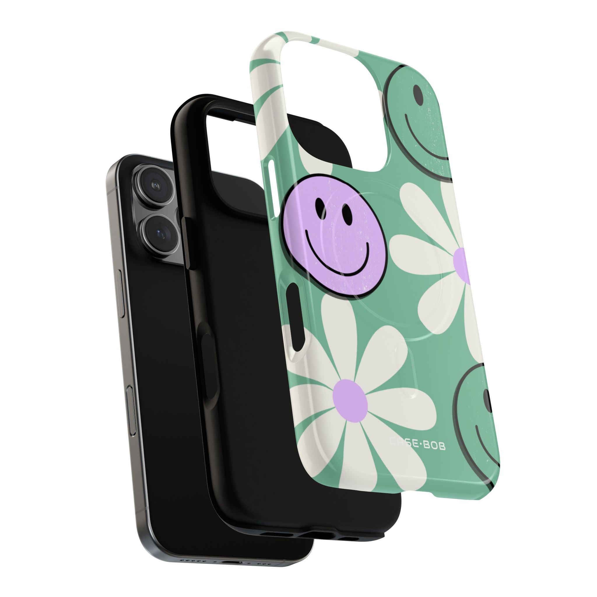 Smiley Daisy Glow iPhone 16 Pro Cover - Tough+