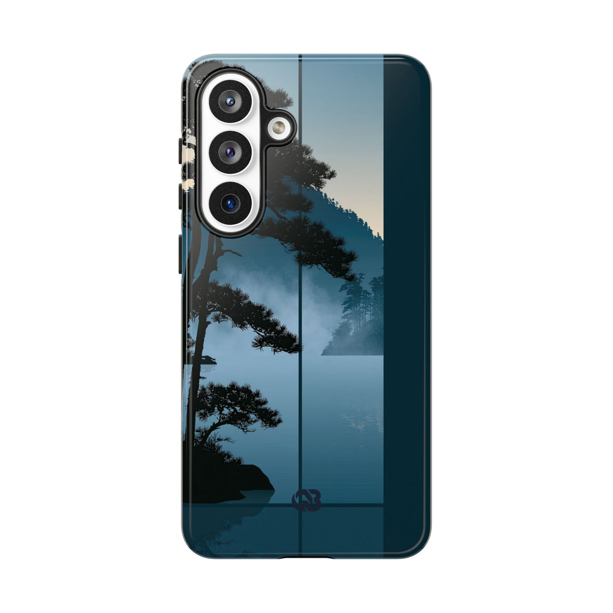 Blue Tough Phone Case for Samsung - Kyoto Mist Pine