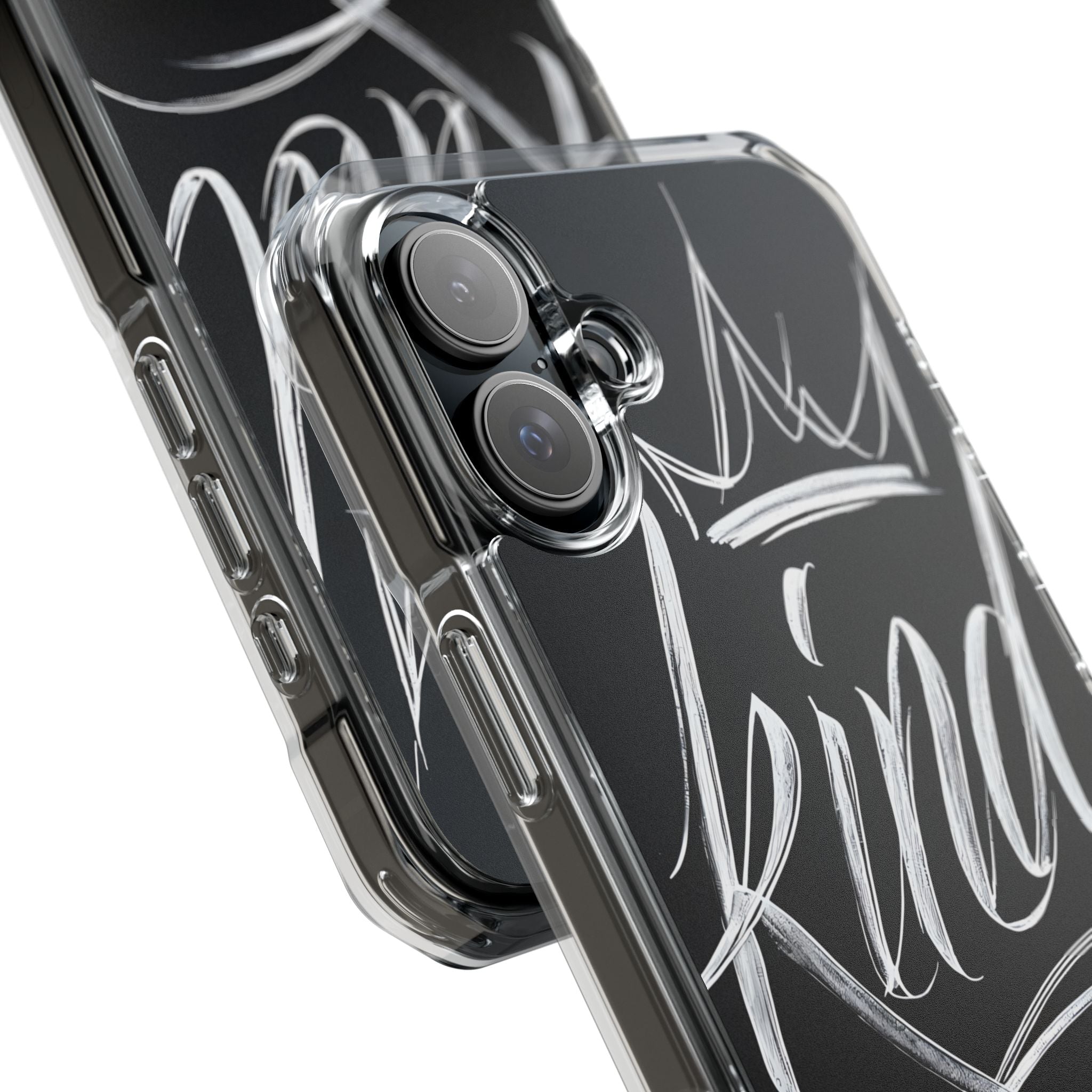 Noir Crown Script · Impact Phone Case for iPhone · Magsafe