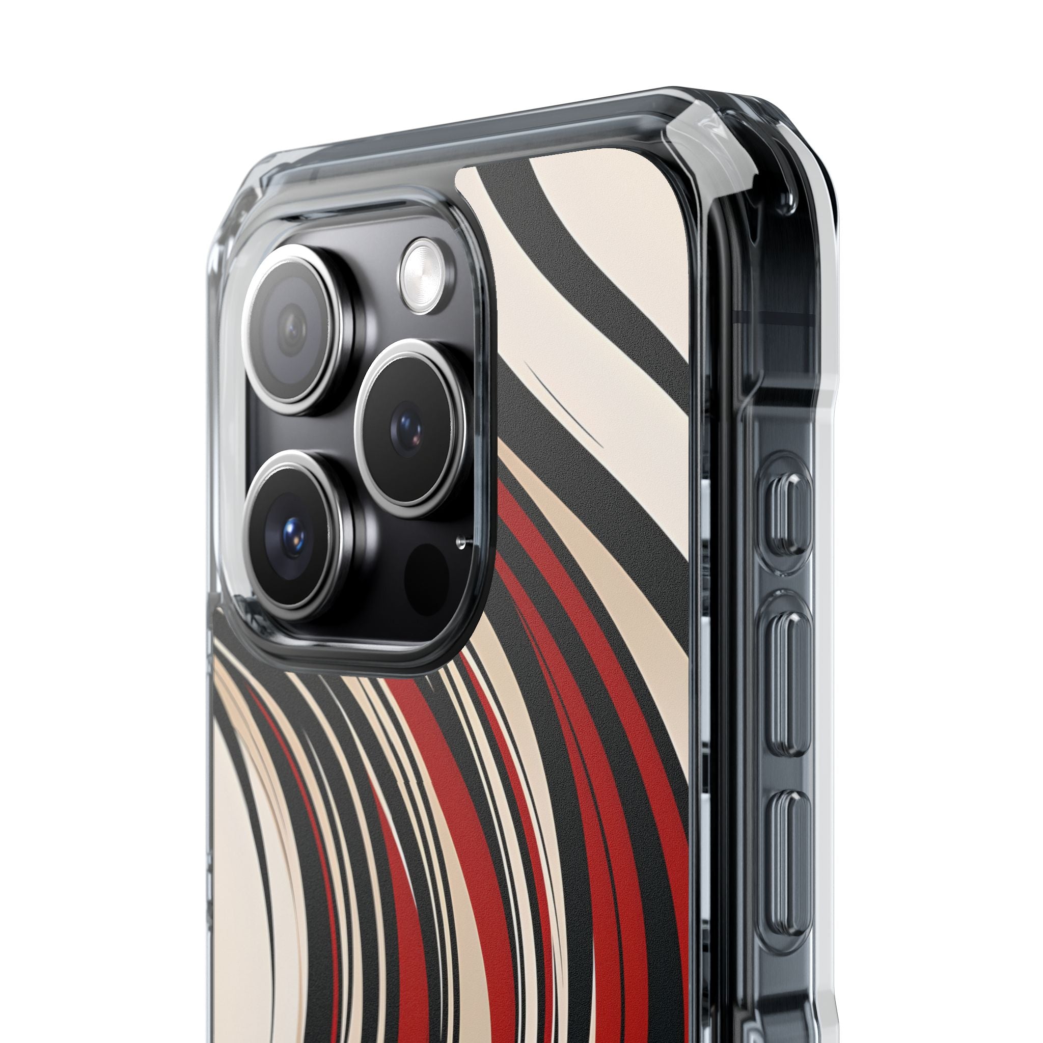 Karmesin Fluss Wellen · Impact Handyhülle für iPhone · Magsafe